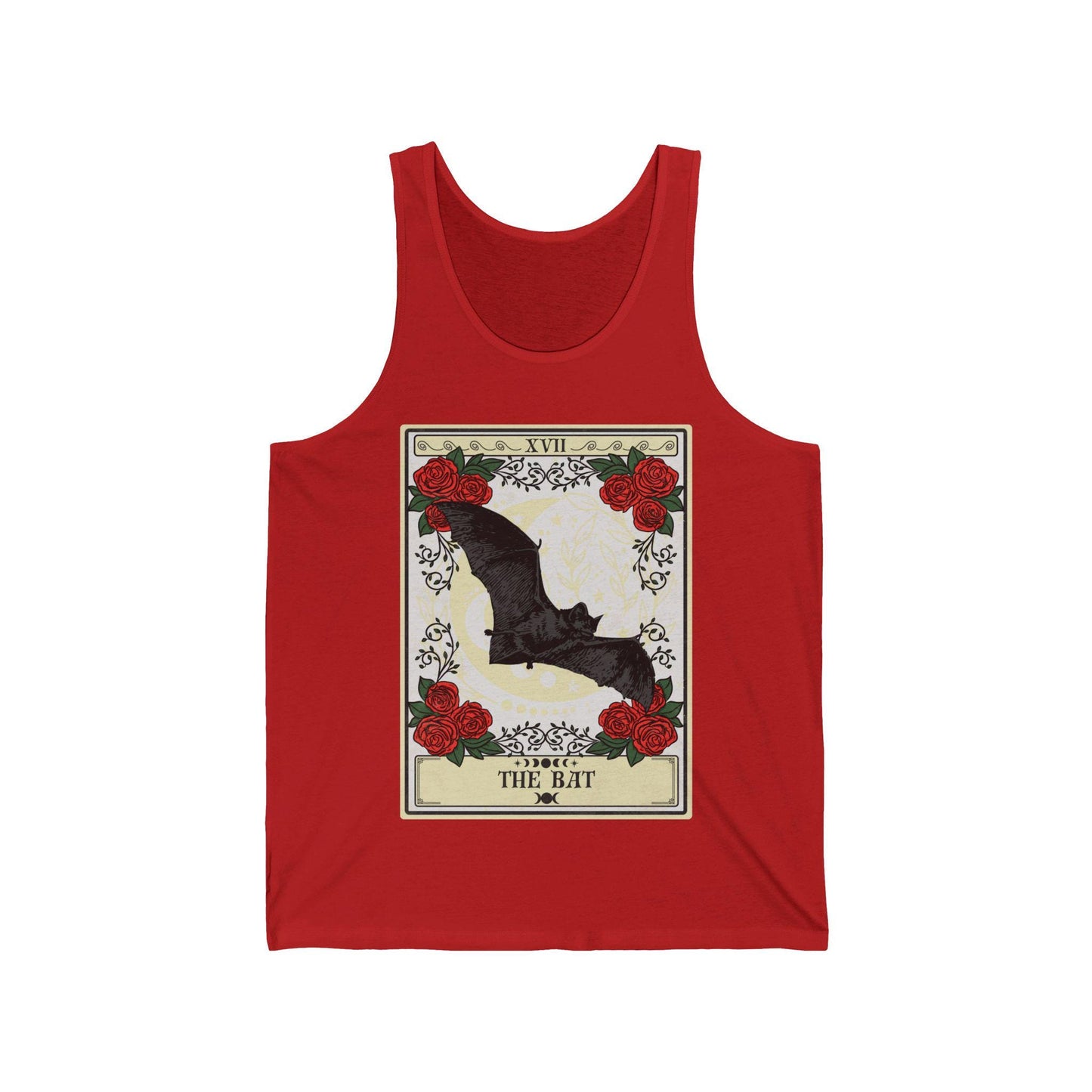 The Bat Tarot Card Tank Top, Bat Shirt
