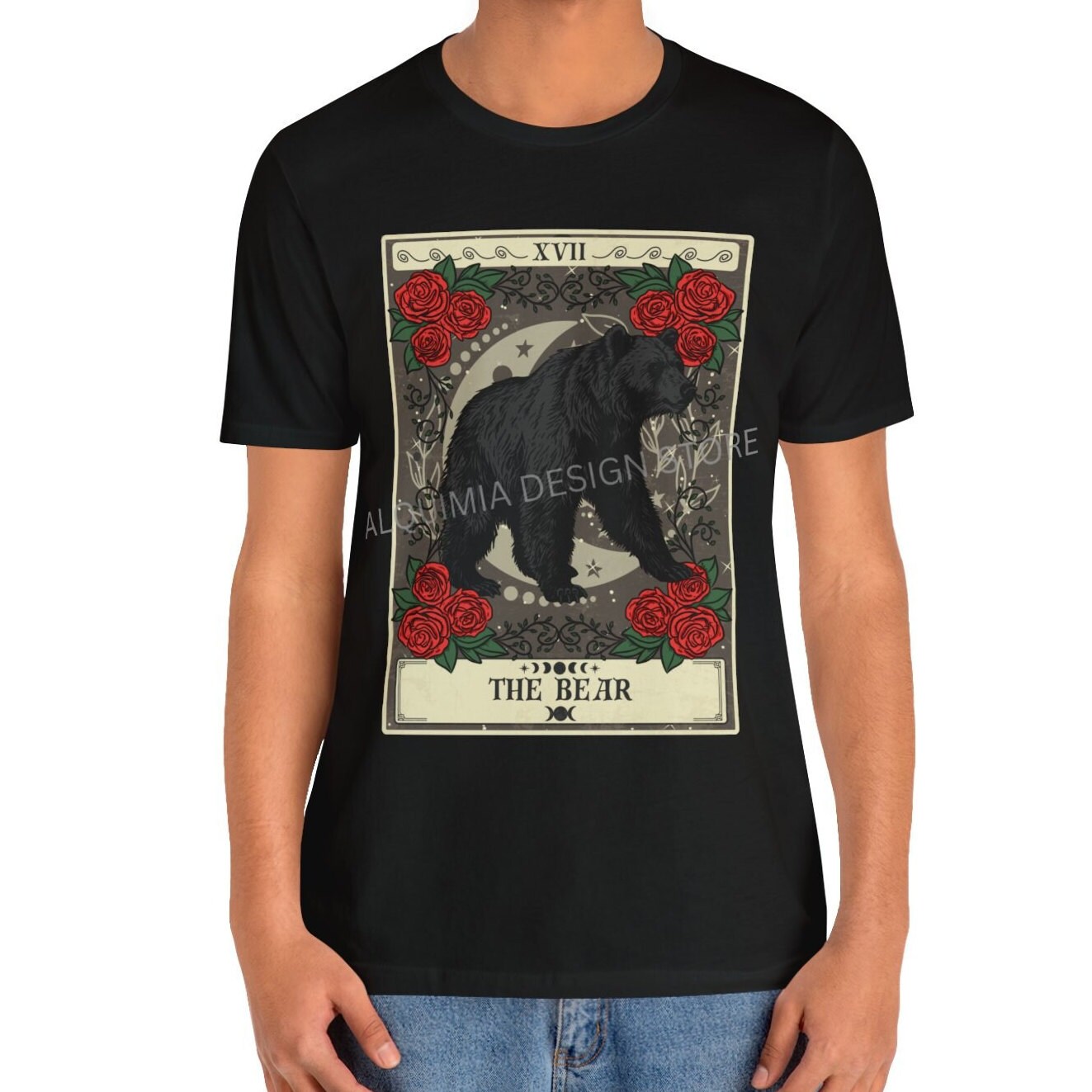 Bear Shirt, The Bear Tarot Card Shirt, Bear Spirit Animal Bear T-shirt