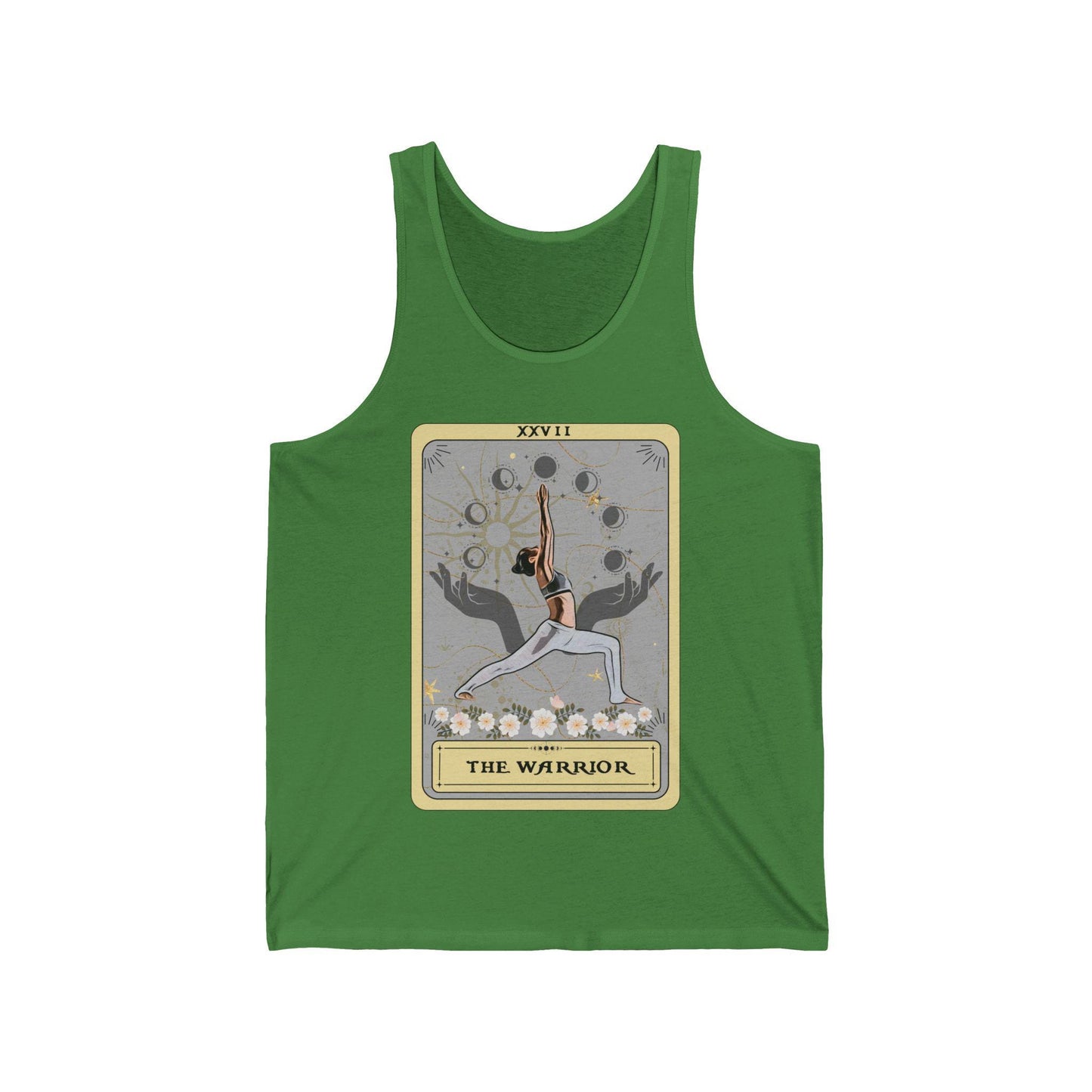 The Warrior Tarot Card Tank Top, Yoga Pose Shirt, Yoga Tank Top