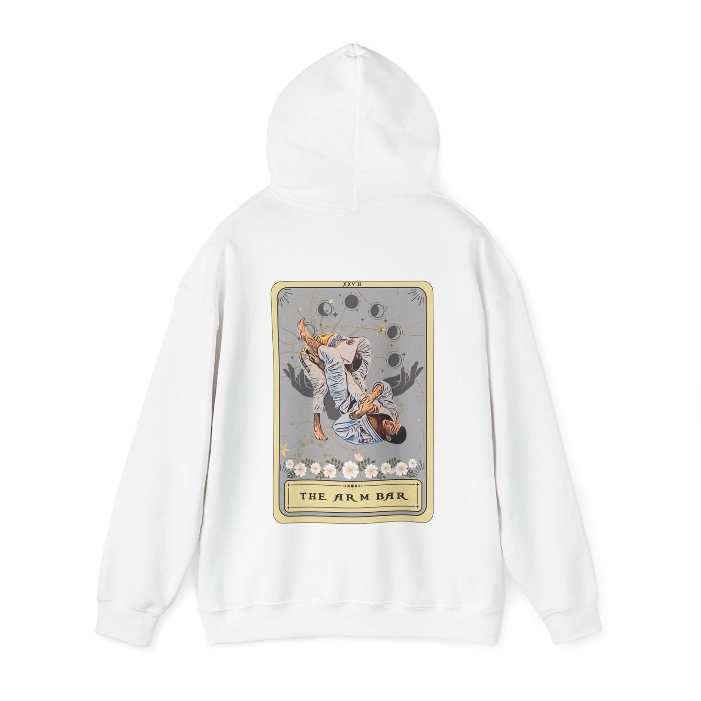 Jiu Jitsu Hoodie The ArmBar Tarot Card Hoodie, JiuJitsu Arm Bar Pose Hoodie