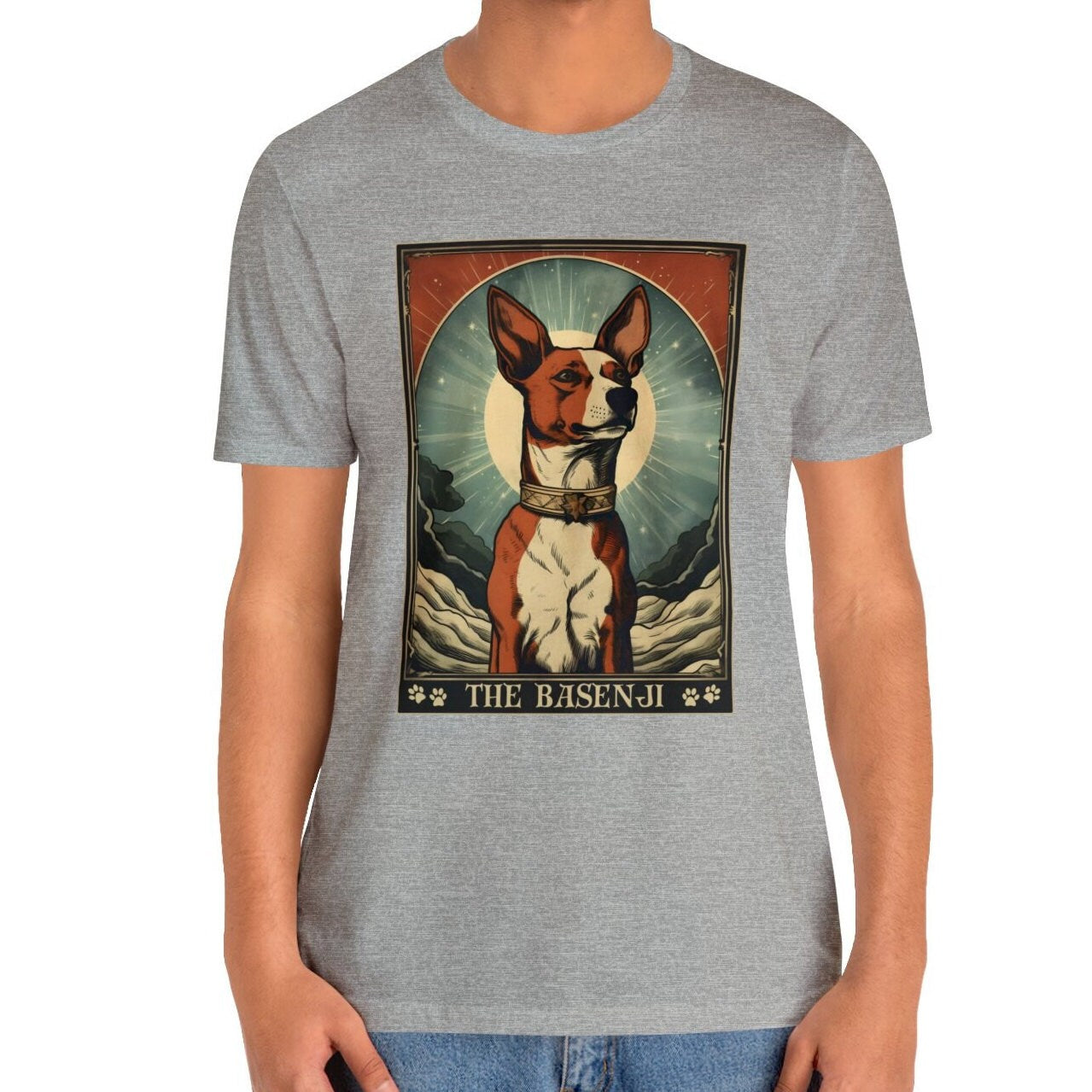Basenji Tarot Card Shirt - Gifts for Basenji Moms and Owners