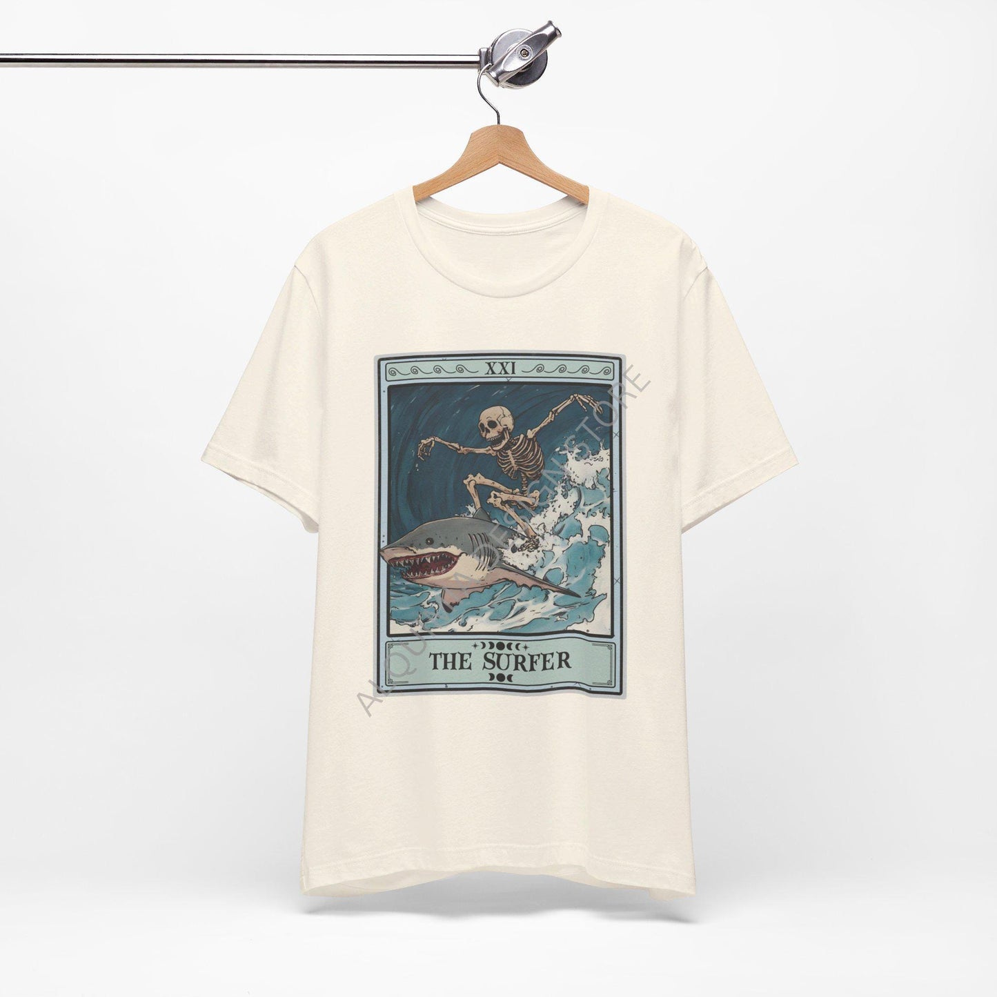 The Surfer Tarot Card Shirt, Surfing T-shirt Beach Lover Ocean Life Surfer Gifts