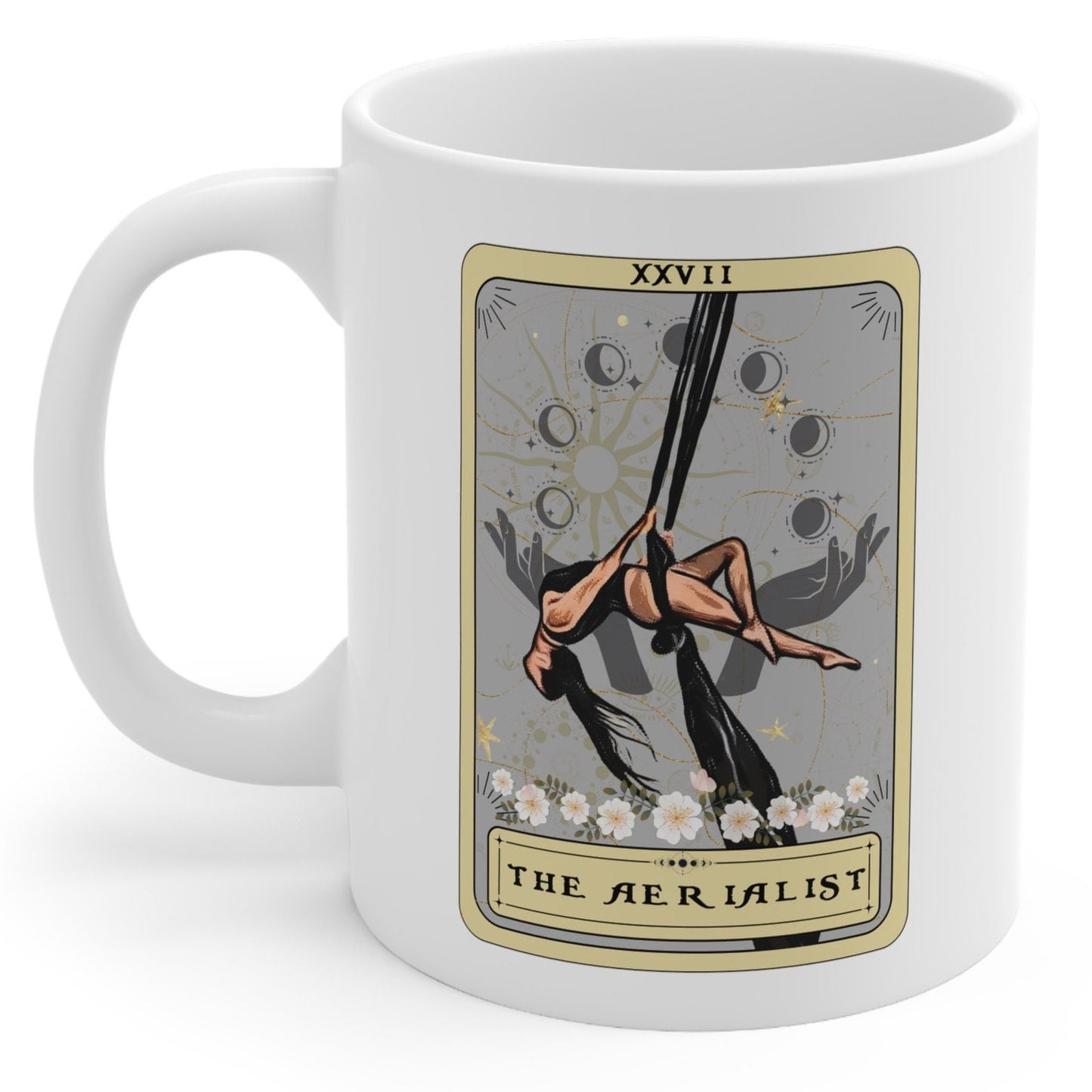 Aerialist Tarot Card Mug - Gift for Aerial Dancers and Air Yoga Lovers