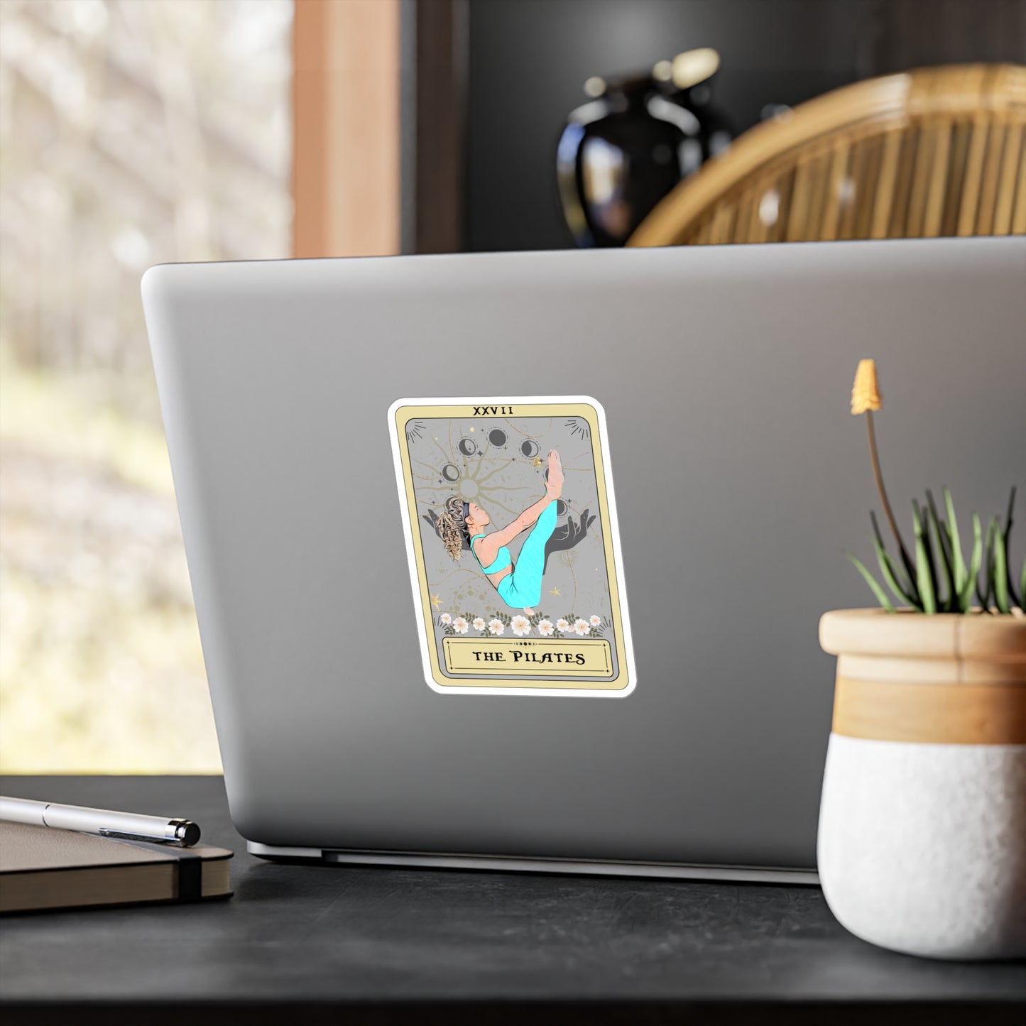 Pilates Stickers, The Pilates Tarot Card Sticker