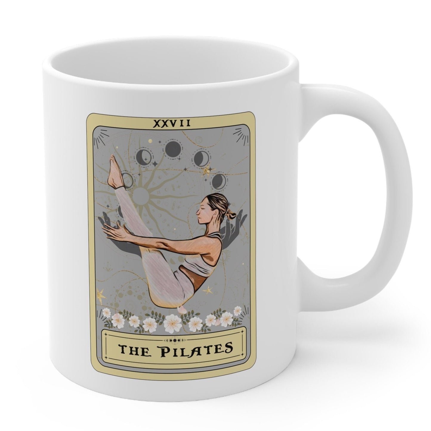 Pilates Tarot Card Mug - Perfect Gift for Pilates Enthusiasts 11 oz