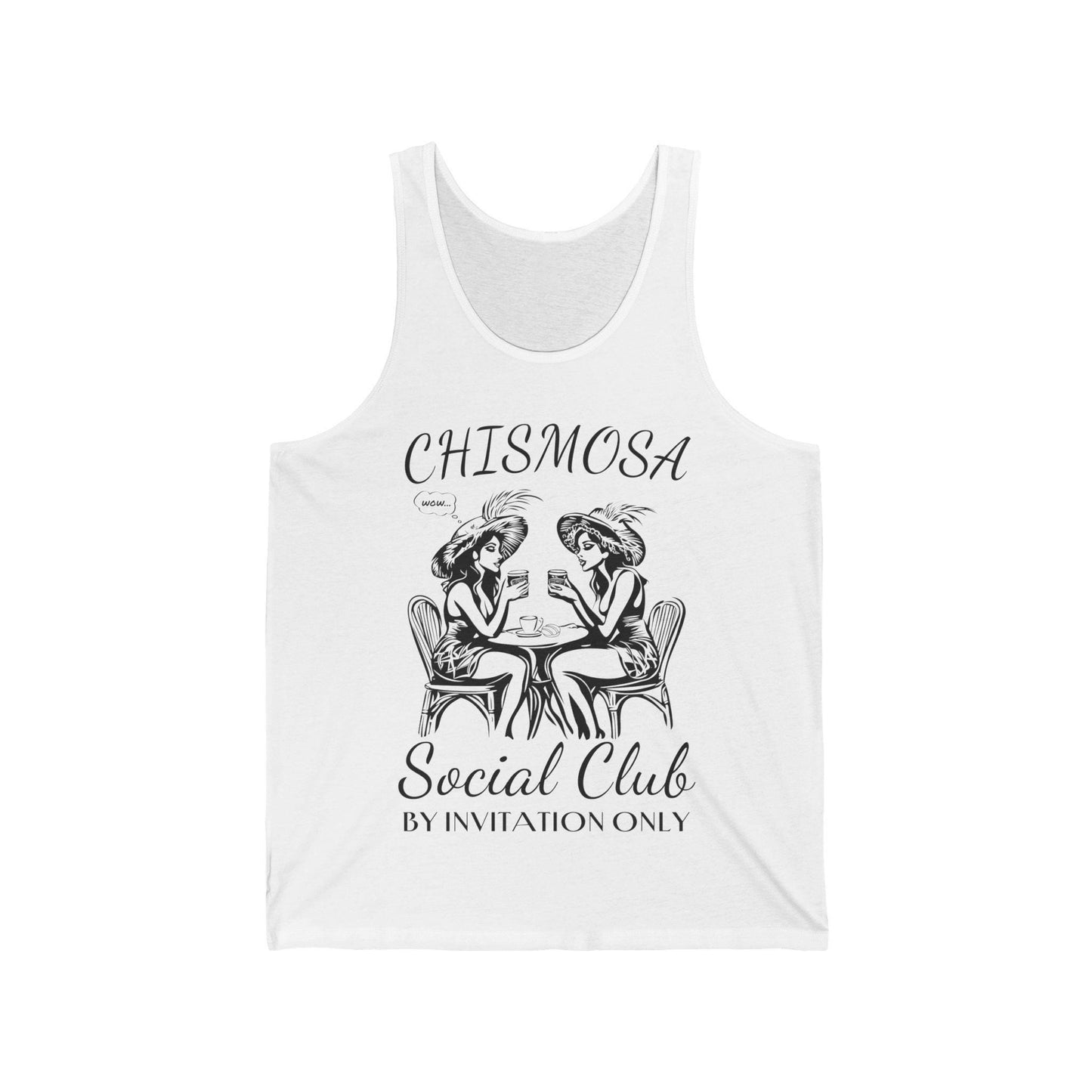 Latina Chisme Tank Top - Funny Cafecito Tee for Hispanic Social Club