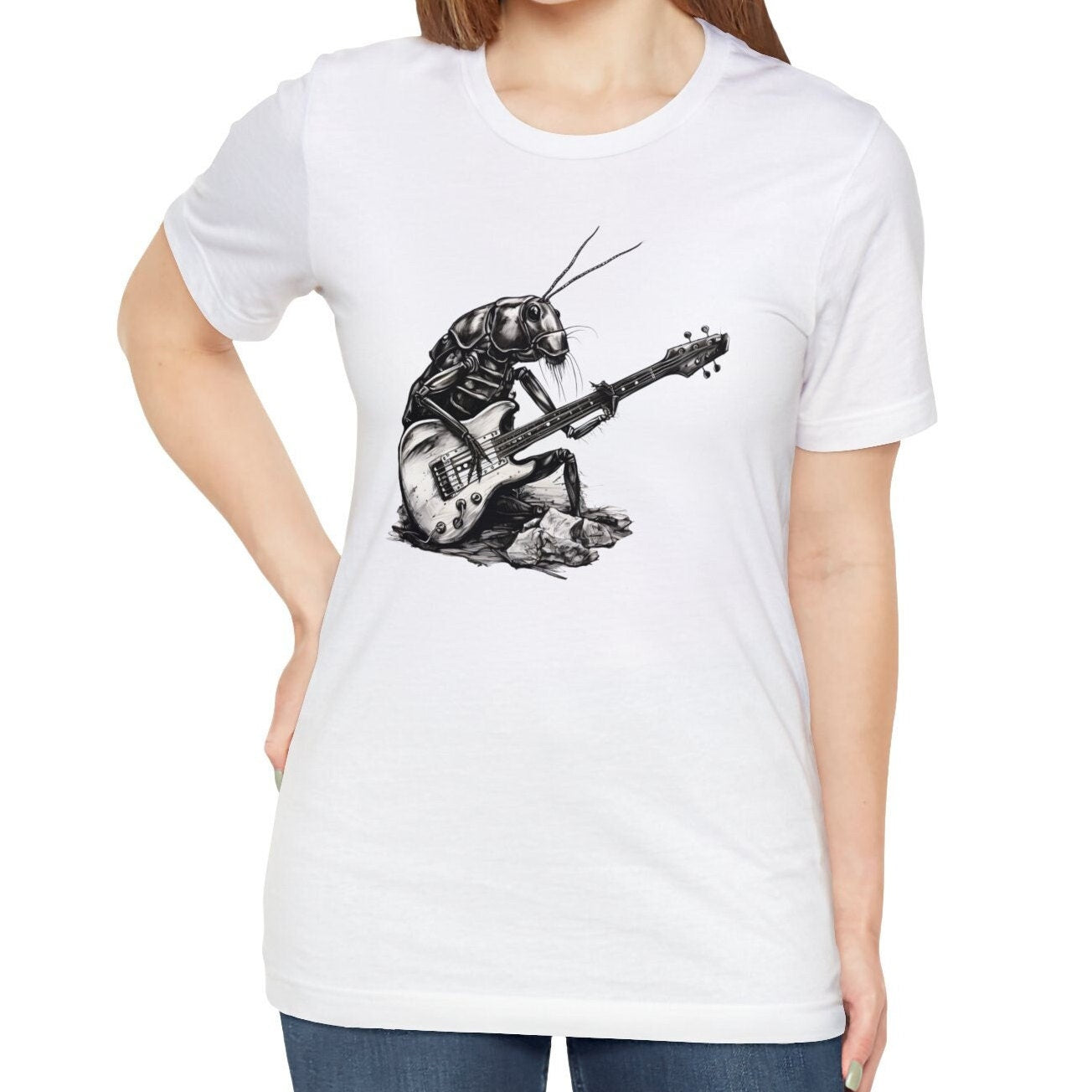 Bassist Cockroach Shirt - Bass Guitar Player Gift