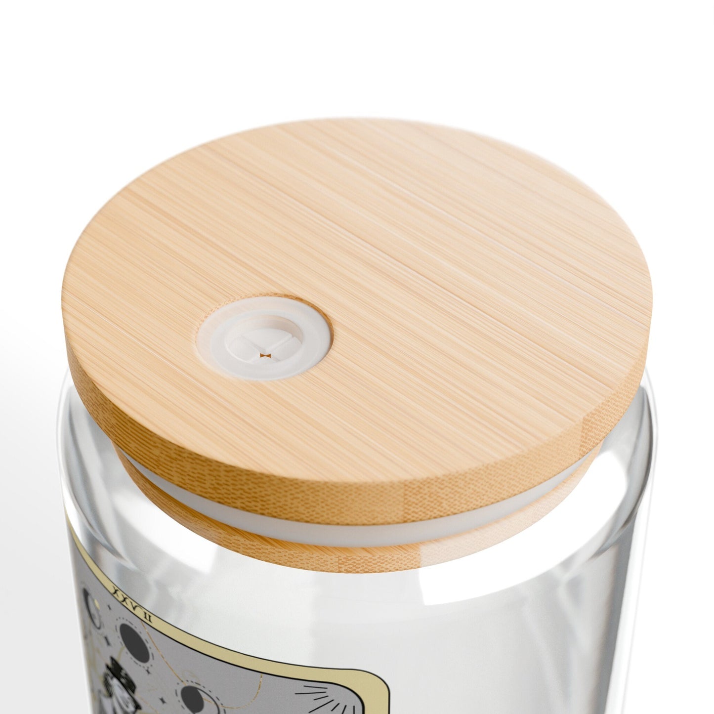 Tap Dancer Tarot Card Tumbler - 16oz Sipper Glass with Bamboo Lid Tap Dance Gift