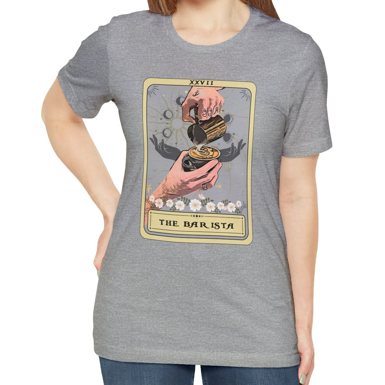 Barista Shirt, The Barista Tarot Card Shirt, Barista Gifts Coffee Lover Gift
