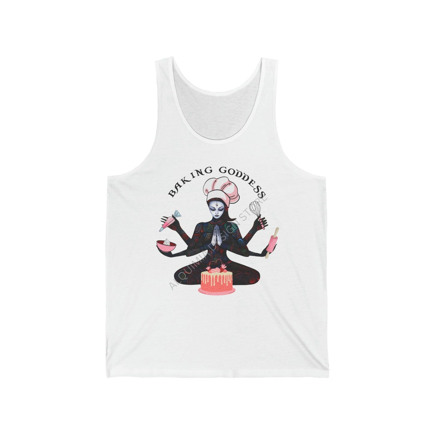 Baking Tank Top, Baking Goddess Tank Top, Baker Gift Pastry Chef Baking Shirt