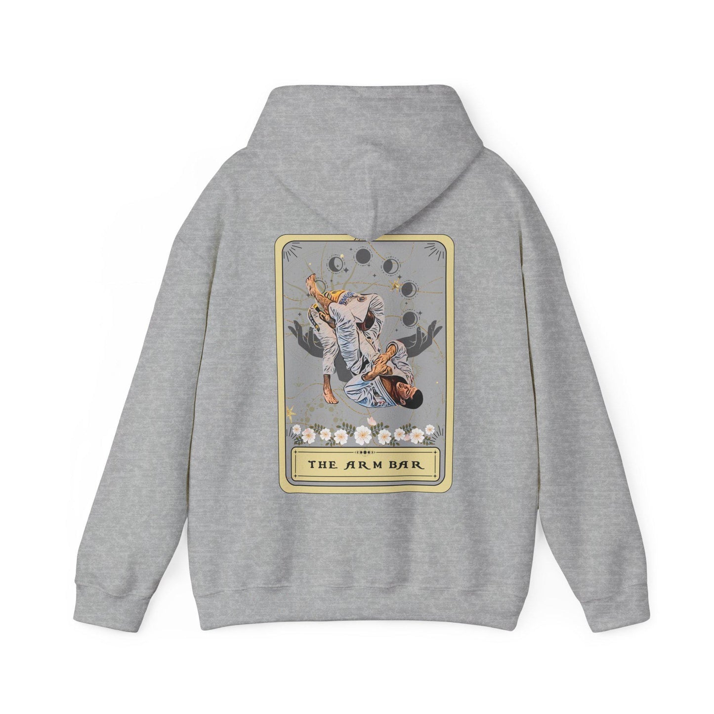 Jiu Jitsu Hoodie The ArmBar Tarot Card Hoodie, JiuJitsu Arm Bar Pose Hoodie