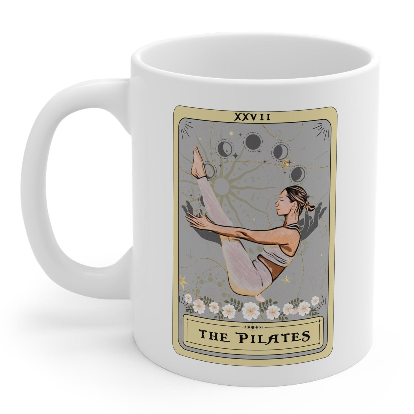 Pilates Tarot Card Mug - Perfect Gift for Pilates Enthusiasts 11 oz