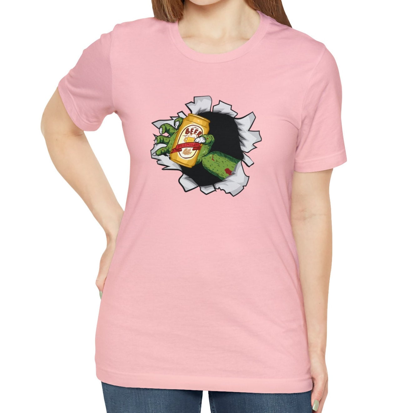 Zombie Beer Halloween Shirt - Funny Cocktail T-Shirt