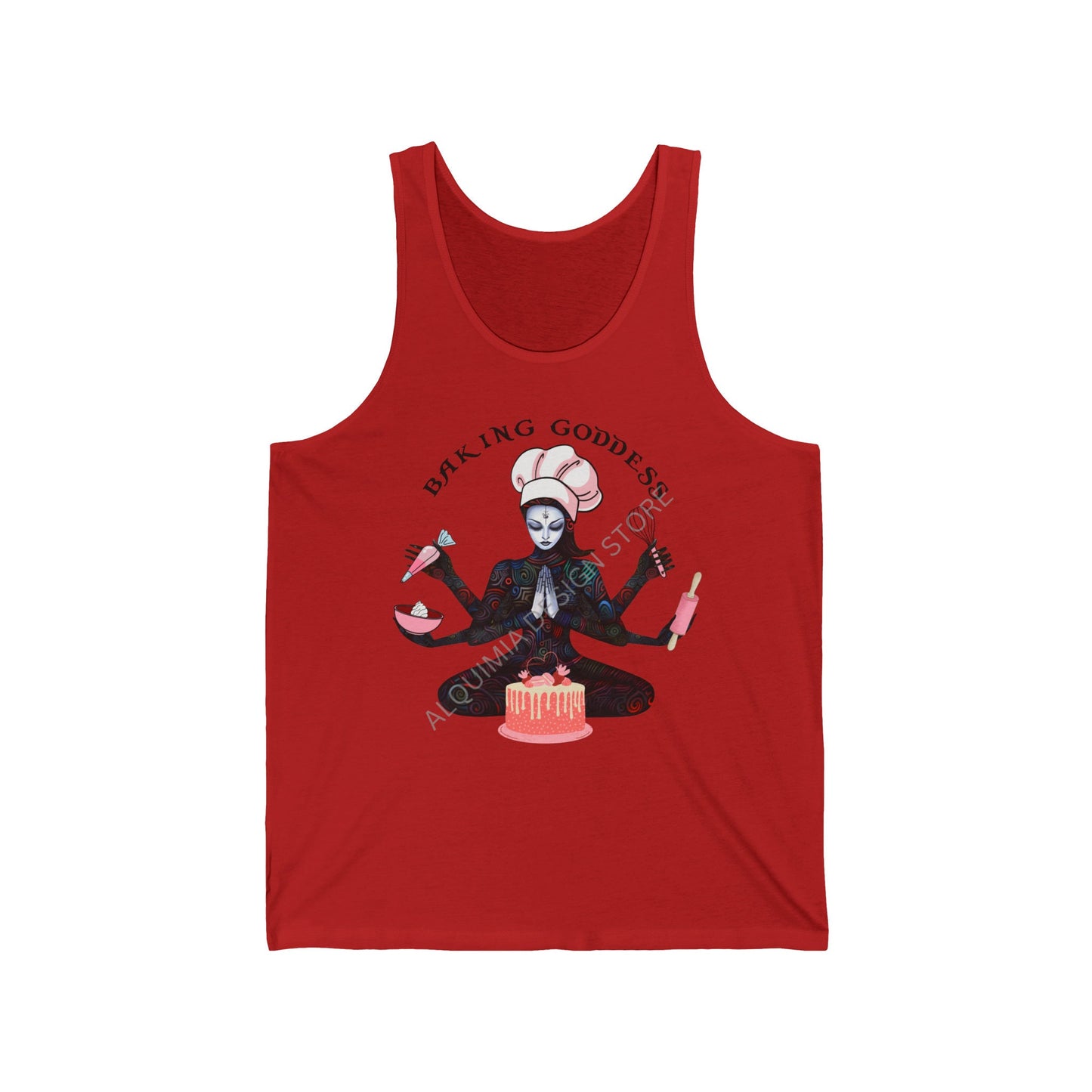 Baking Tank Top, Baking Goddess Tank Top, Baker Gift Pastry Chef Baking Shirt