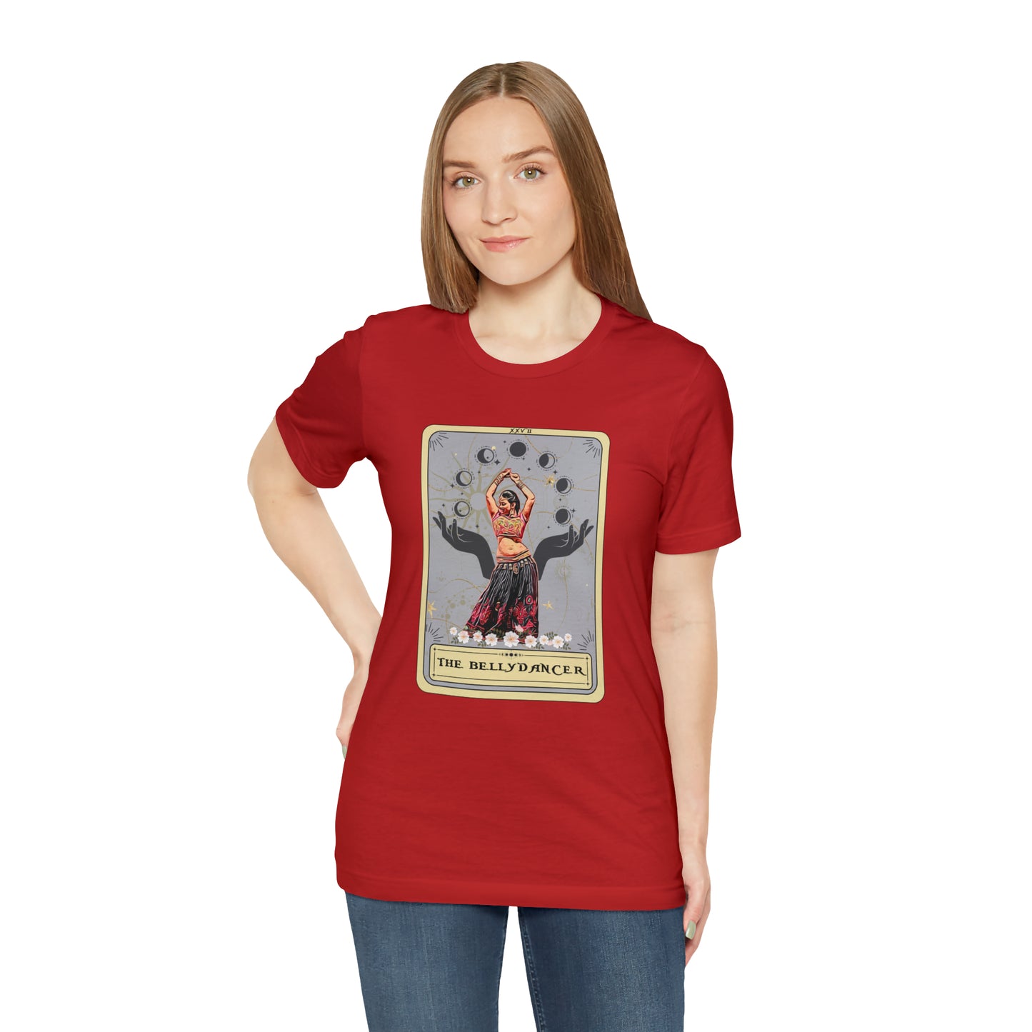 The Bellydancer Tarot Card Shirt, Belly Dance Shirt, Gift for Belly Dancer