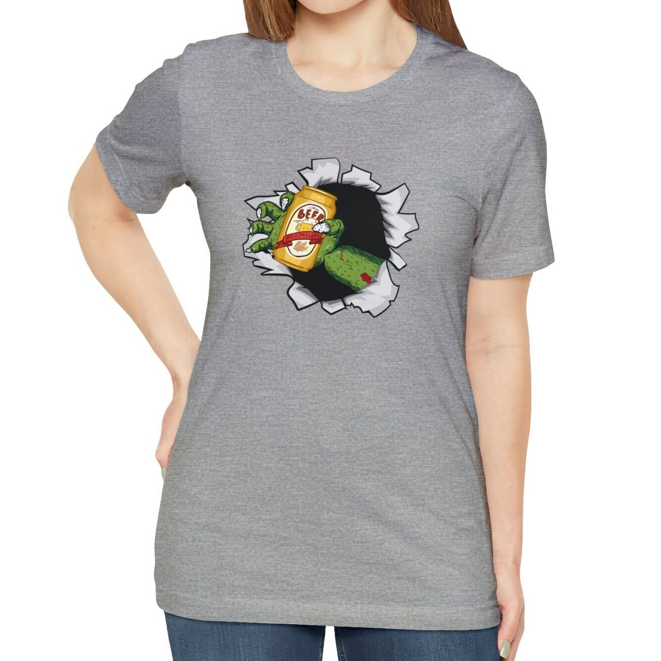 Zombie Beer Halloween Shirt - Funny Cocktail T-Shirt