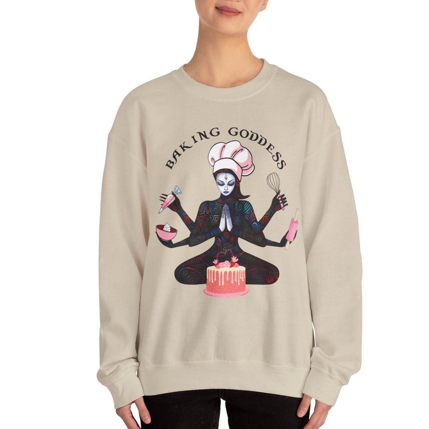 Baking Goddess Sweatshirt - Pastry Chef Gift for Bakers