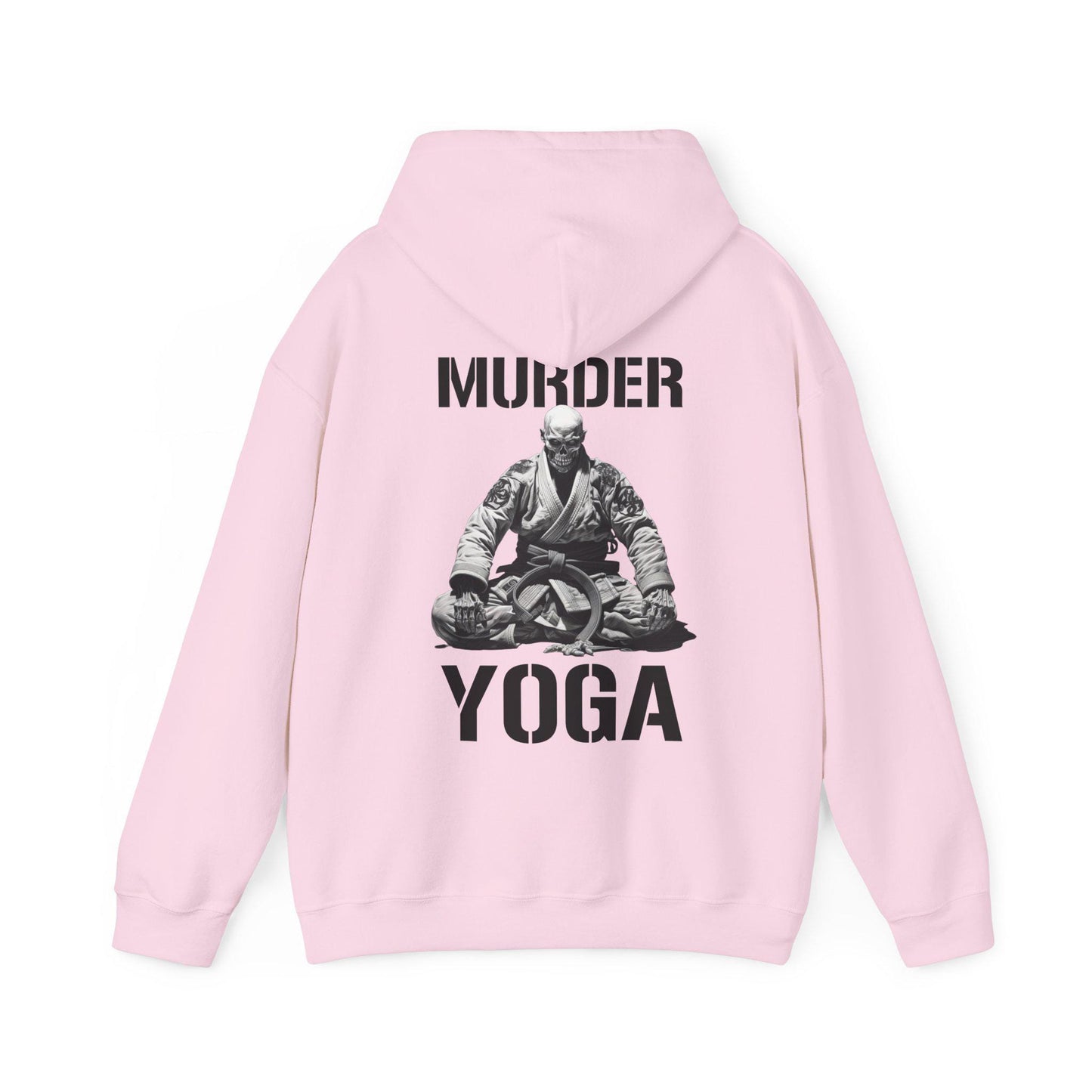 Jiu Jitsu Hoodie, Jiu Jitsu Skeleton Hooded Sweatshirt, Murder Yoga JiuJitsu