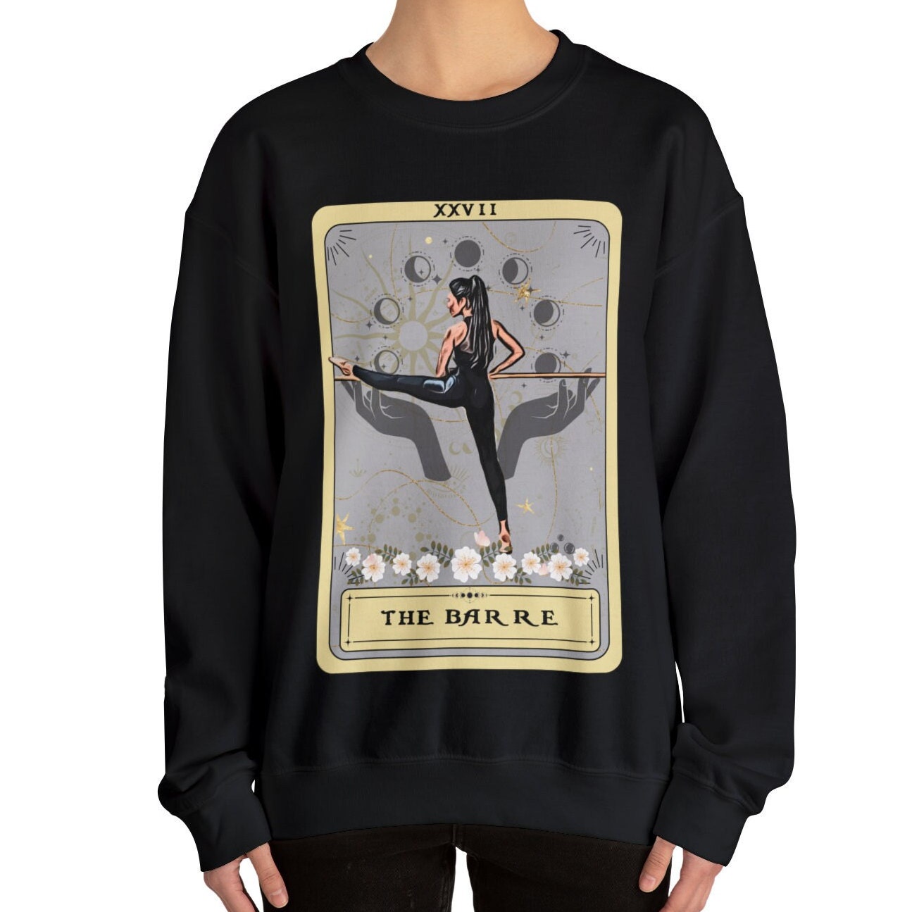 Barre Tarot Card Sweatshirt - Cozy Gift for Barre Lovers