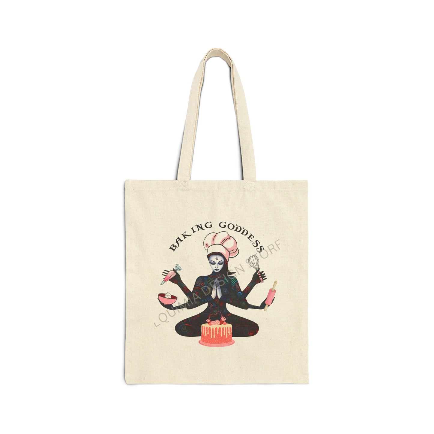 Baking Tote Bag - Baker Canvas Shopping Bag for Baking Enthusiasts