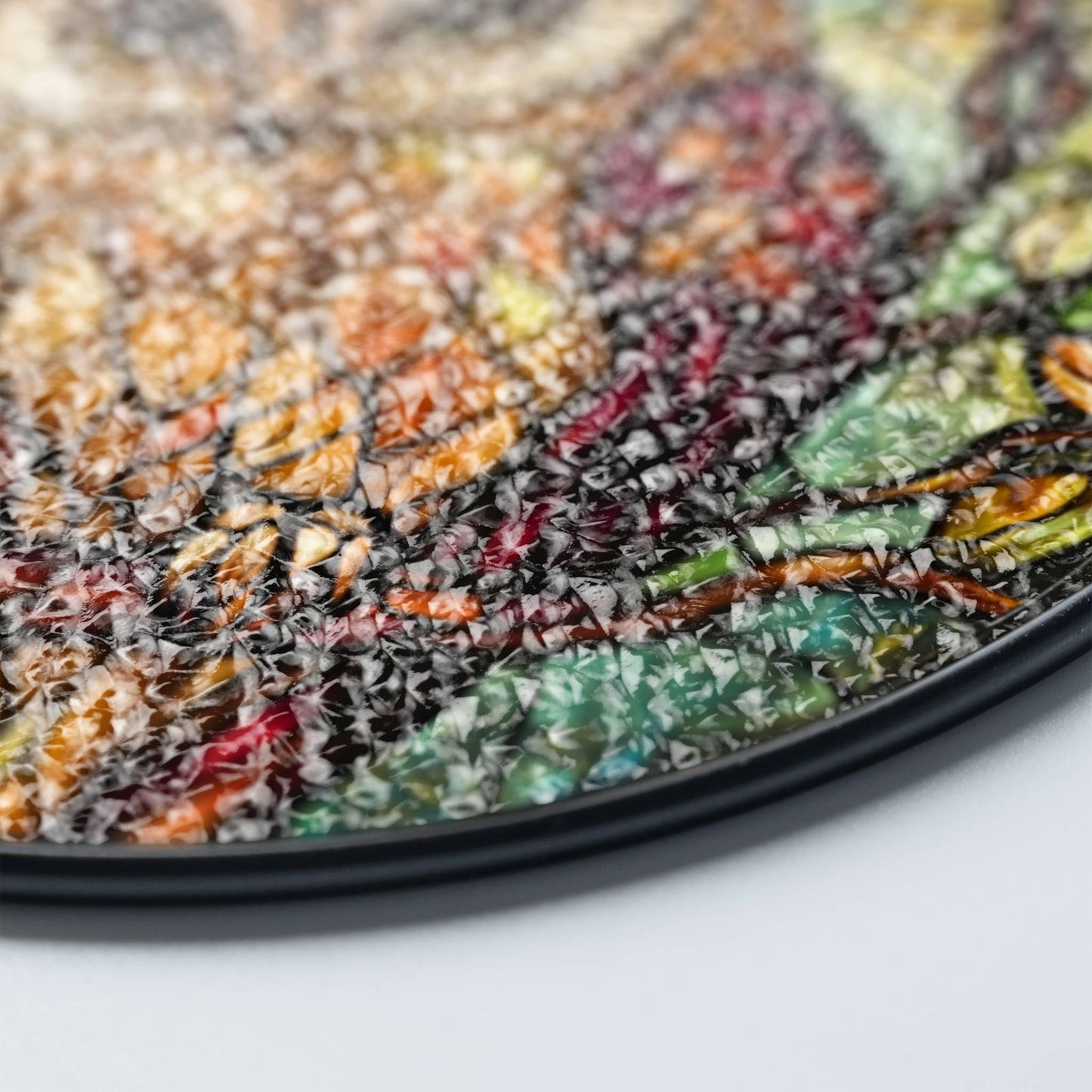 Owl Stained Glass Sun Catcher - Bird Lover Window Decoration