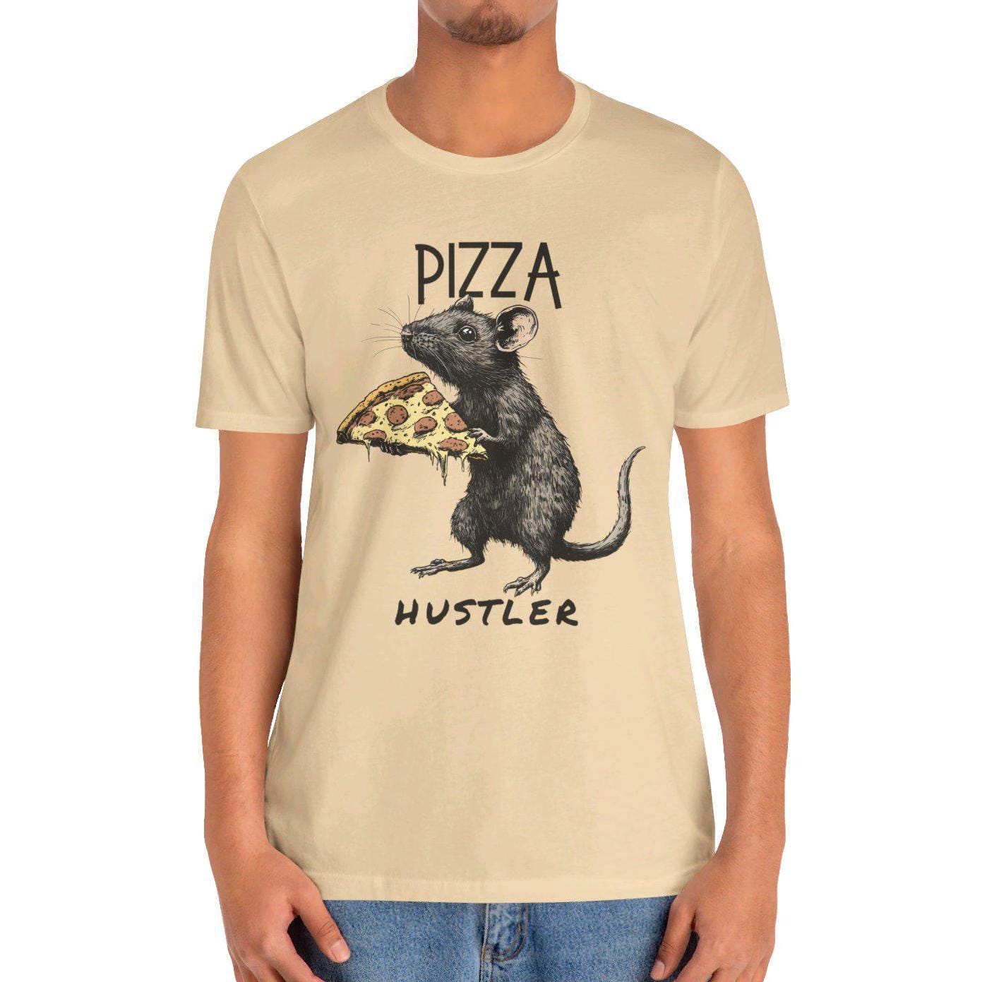 Pizza Hustler Rat Pizza Shirt, Pizza Lover Rat T-shirt