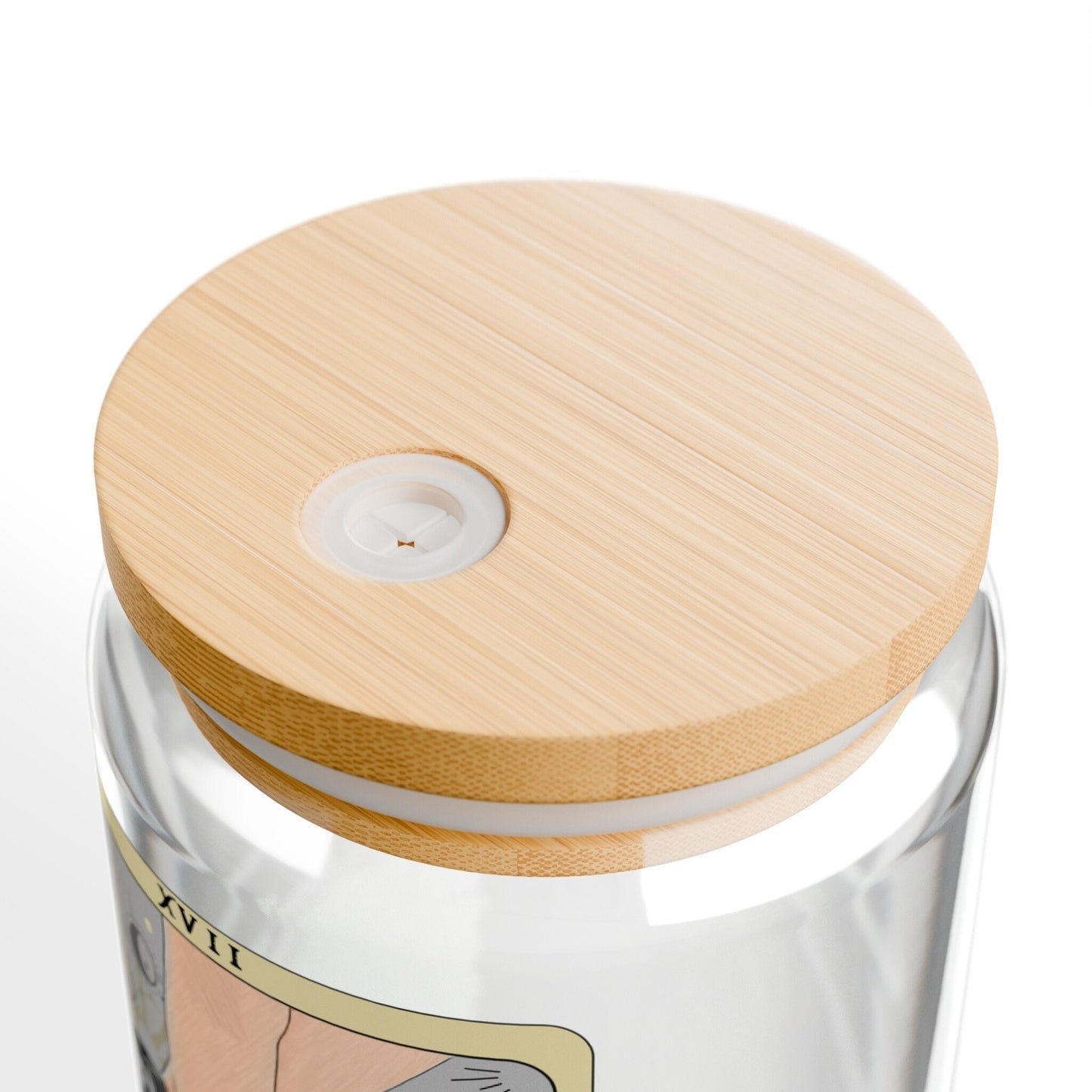 TapDancer Tarot Tumbler - 16oz Tap Dancing Sipper Glass with Bamboo Lid
