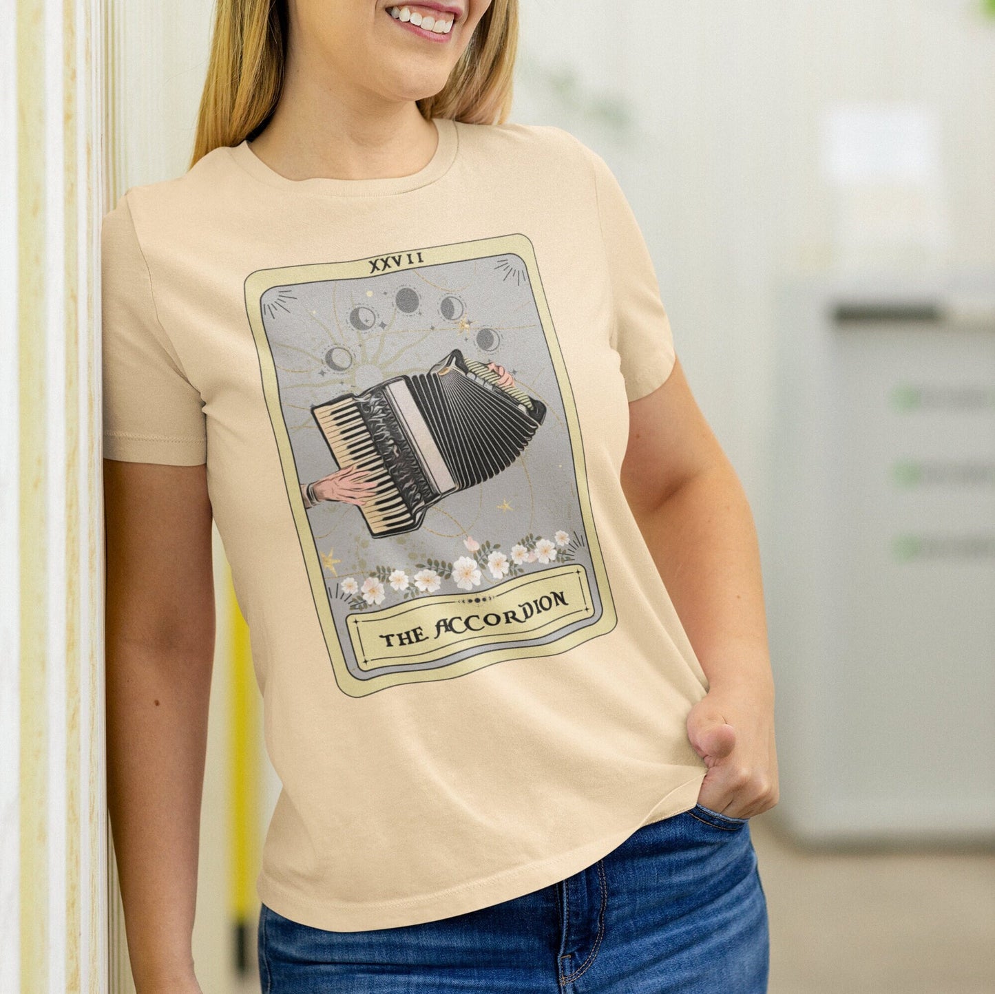 Accordion Shirt, The Accordion Tarot Card Shirt, Accordion Player Gifts Accordionist Gifts