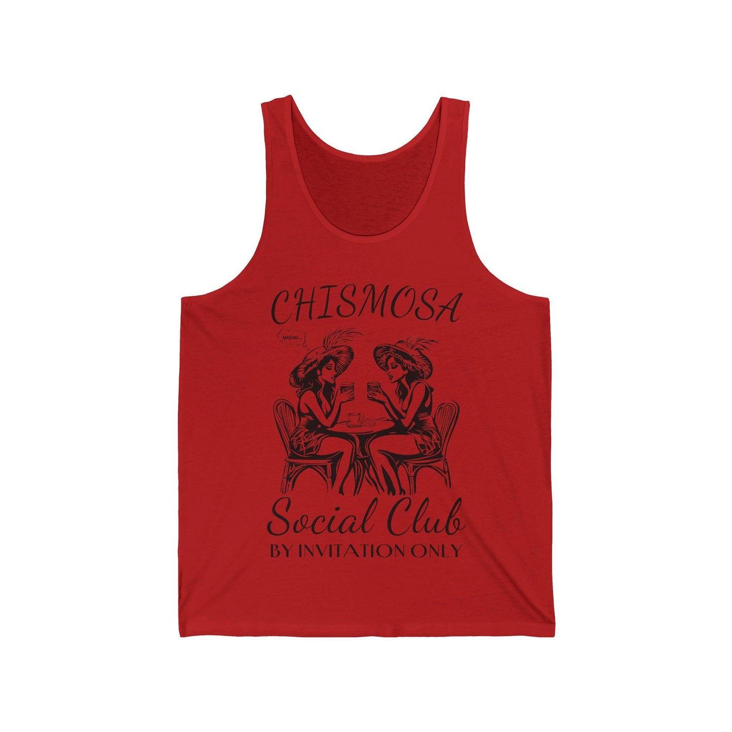 Latina Chisme Tank Top - Funny Cafecito Tee for Hispanic Social Club