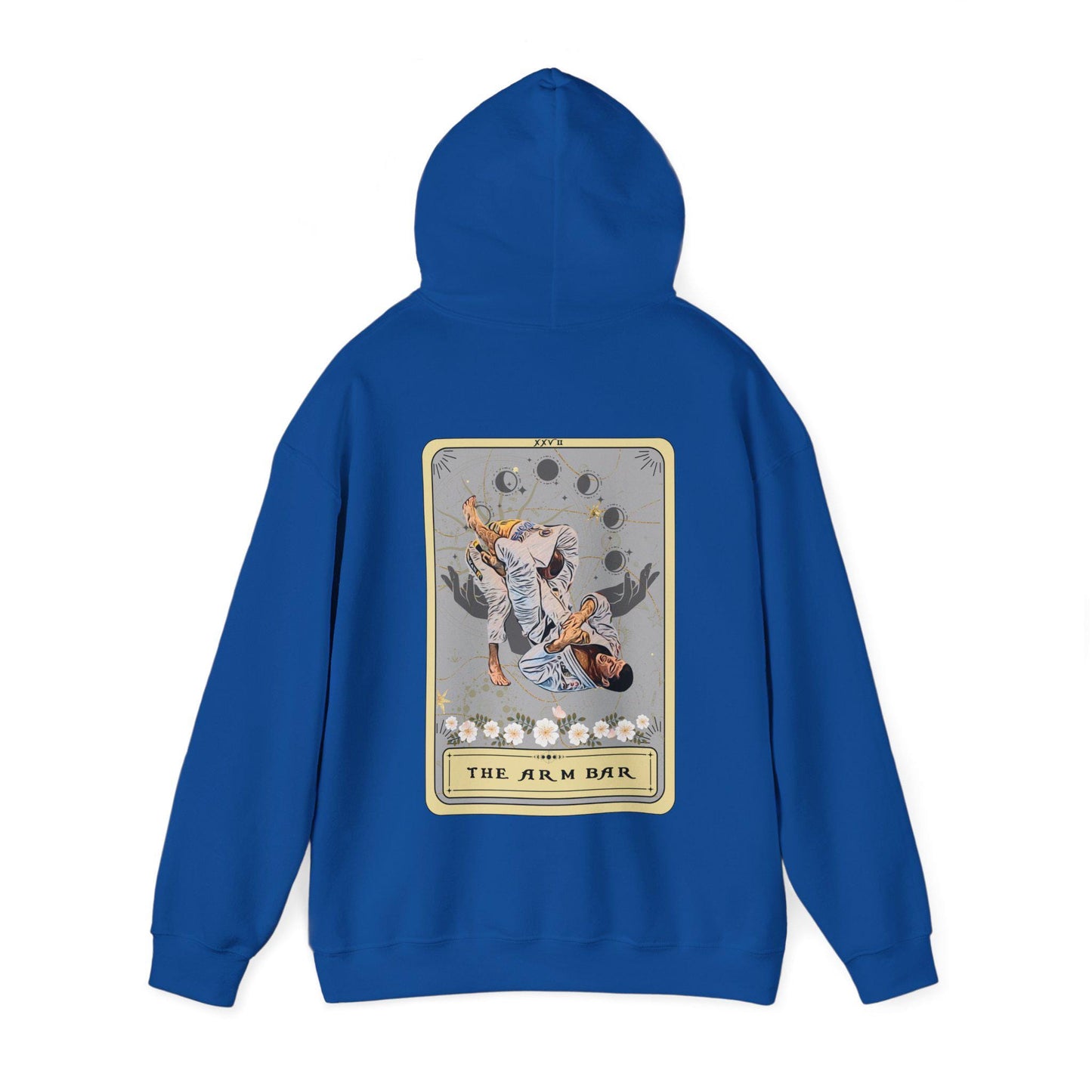 Jiu Jitsu Hoodie The ArmBar Tarot Card Hoodie, JiuJitsu Arm Bar Pose Hoodie