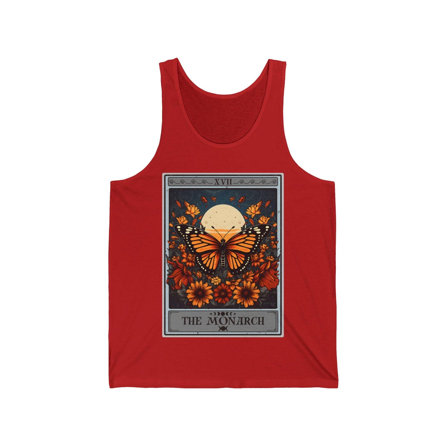 The Monarch Butterfly Tarot Card Tank Top Monarch Butterfly Shirt