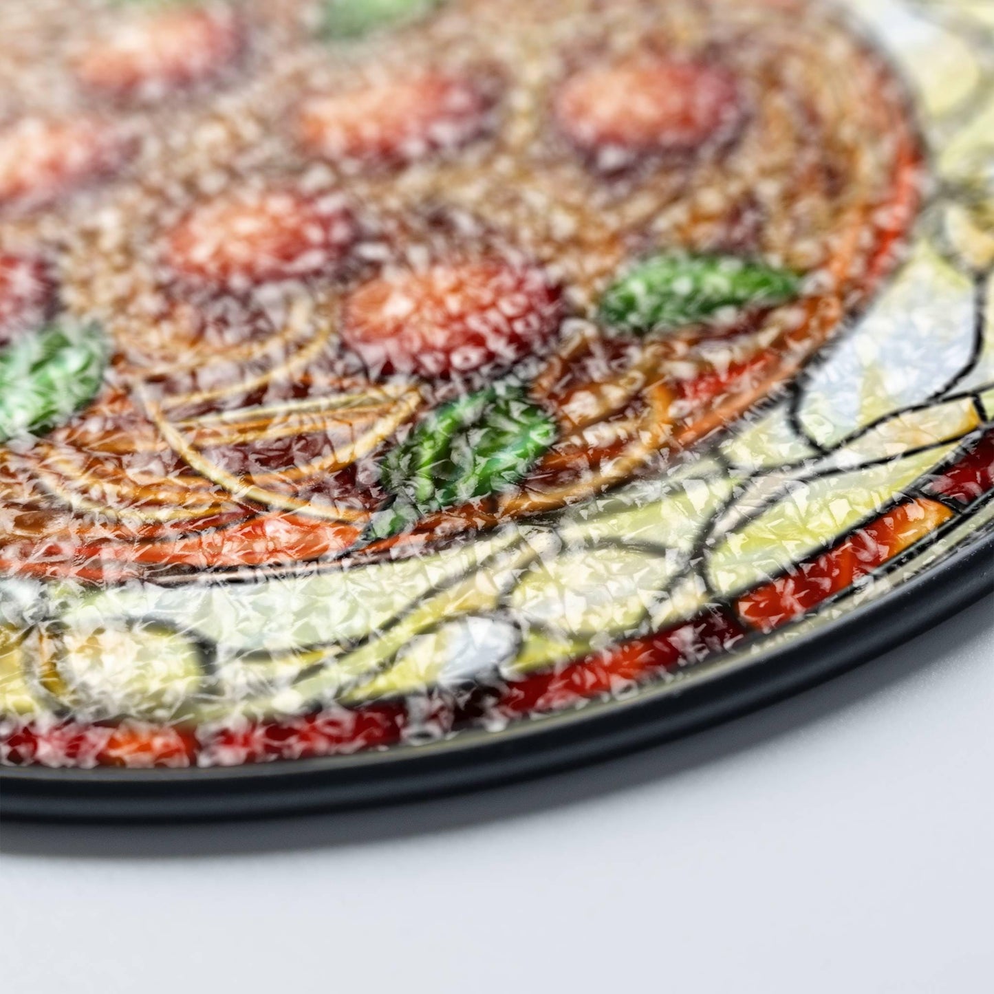 Italian Food Sun Catcher - Spaghetti Meatballs Window Decoration for Pasta Lovers