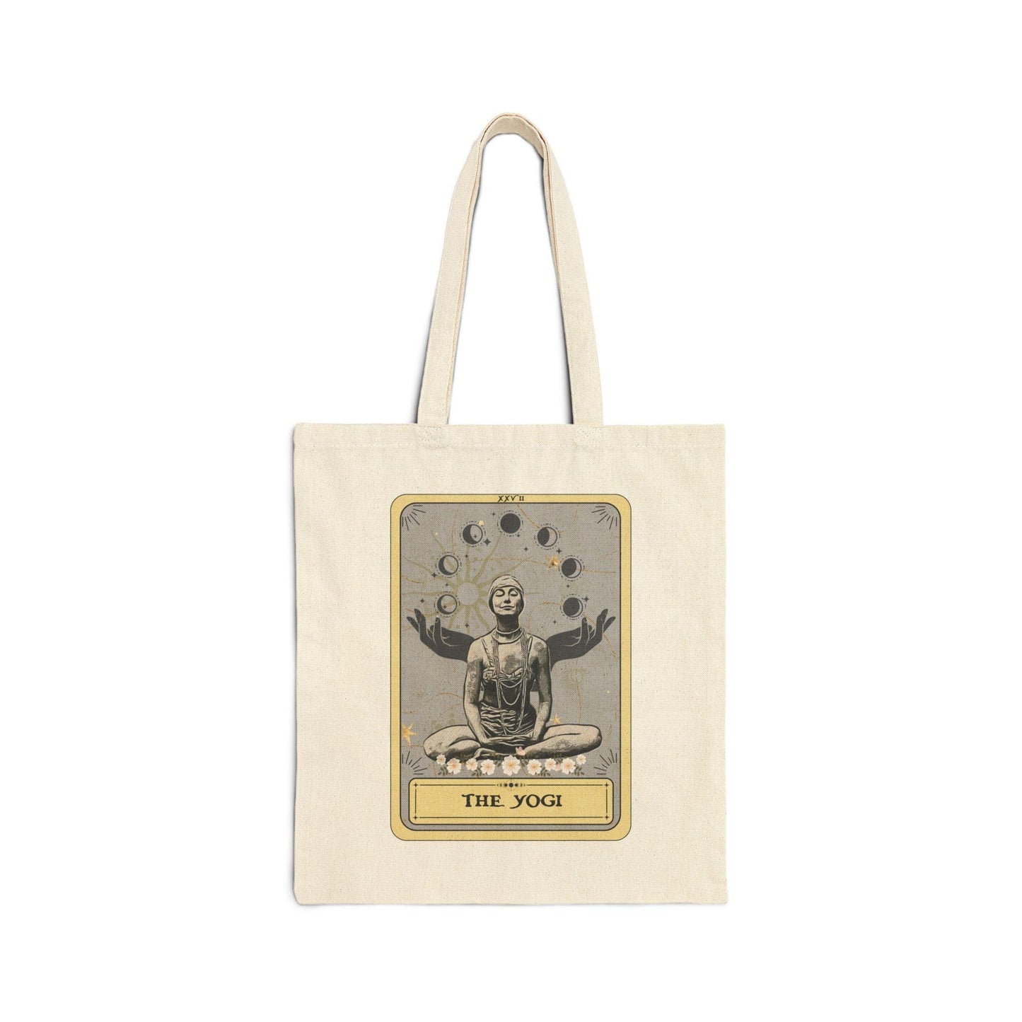 The Yogi Tarot Card Tote Bag Yoga Tote Bag 15" x 16" Gift for Yoga Lover