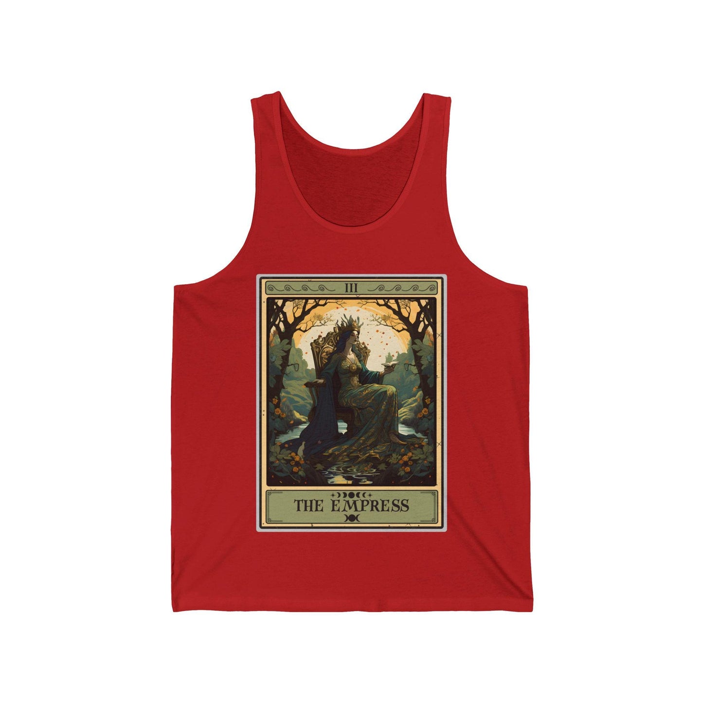 The Empress Tarot Card Tank Top, Tarot Card Shirt