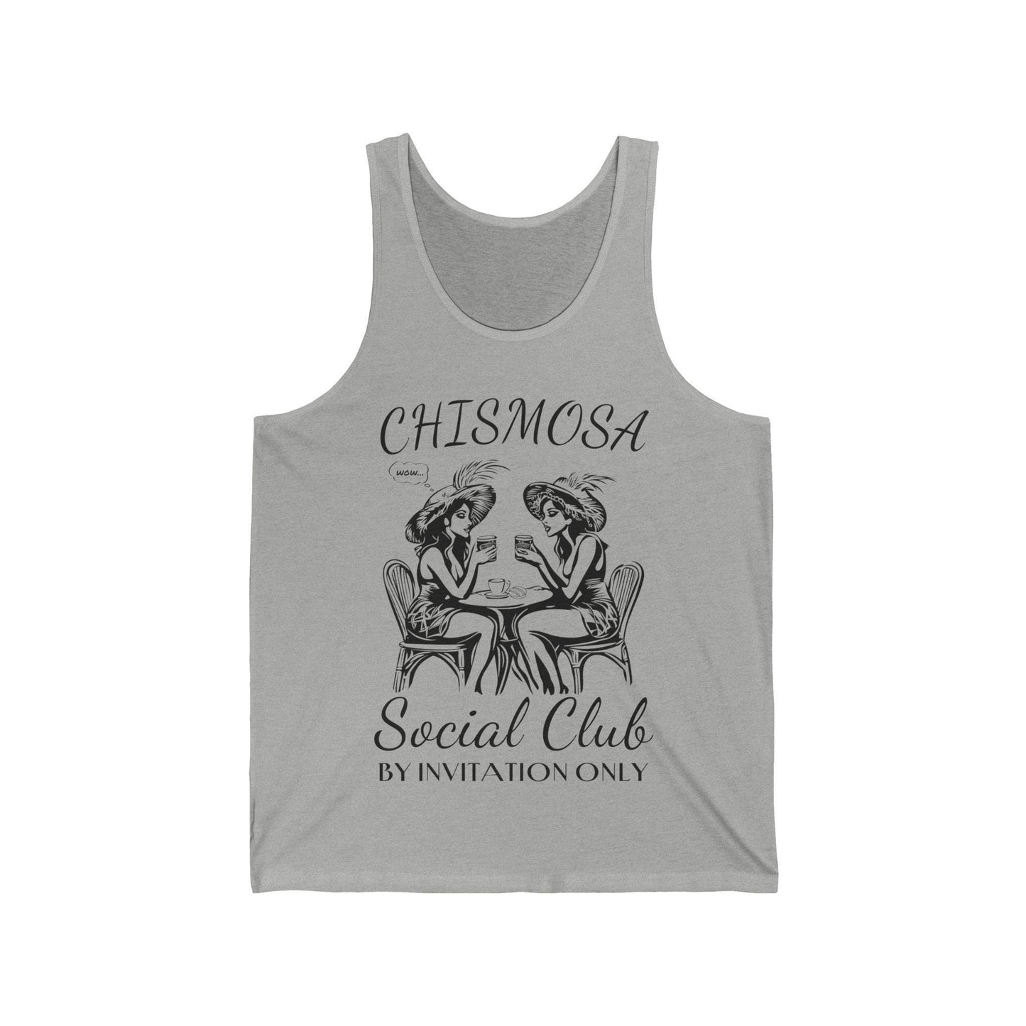 Latina Chisme Tank Top - Funny Cafecito Tee for Hispanic Social Club