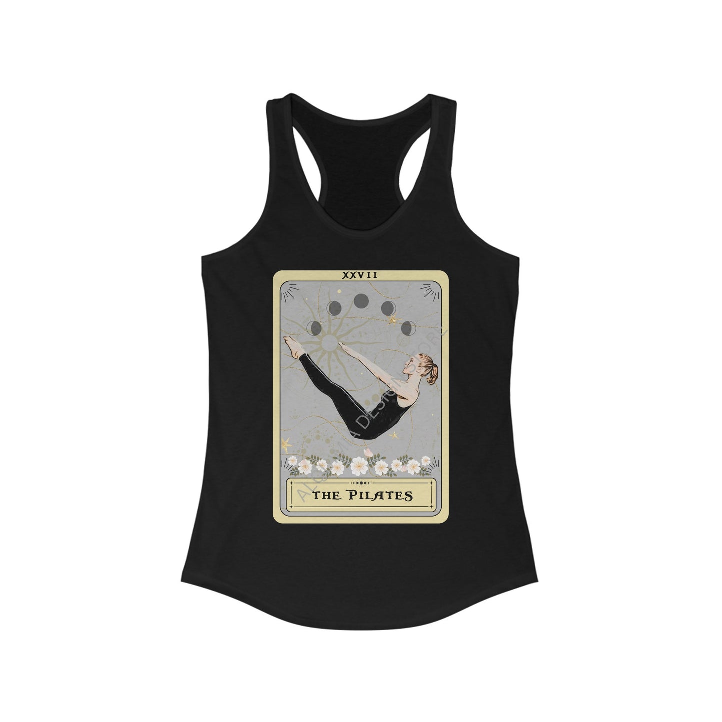 Pilates Tanks, The Pilates Tarot Card Shirt, Pilates Tank Top Pilates Gifts Pilates Shirt Tank Top Racerback, Pilates Lover Gifts