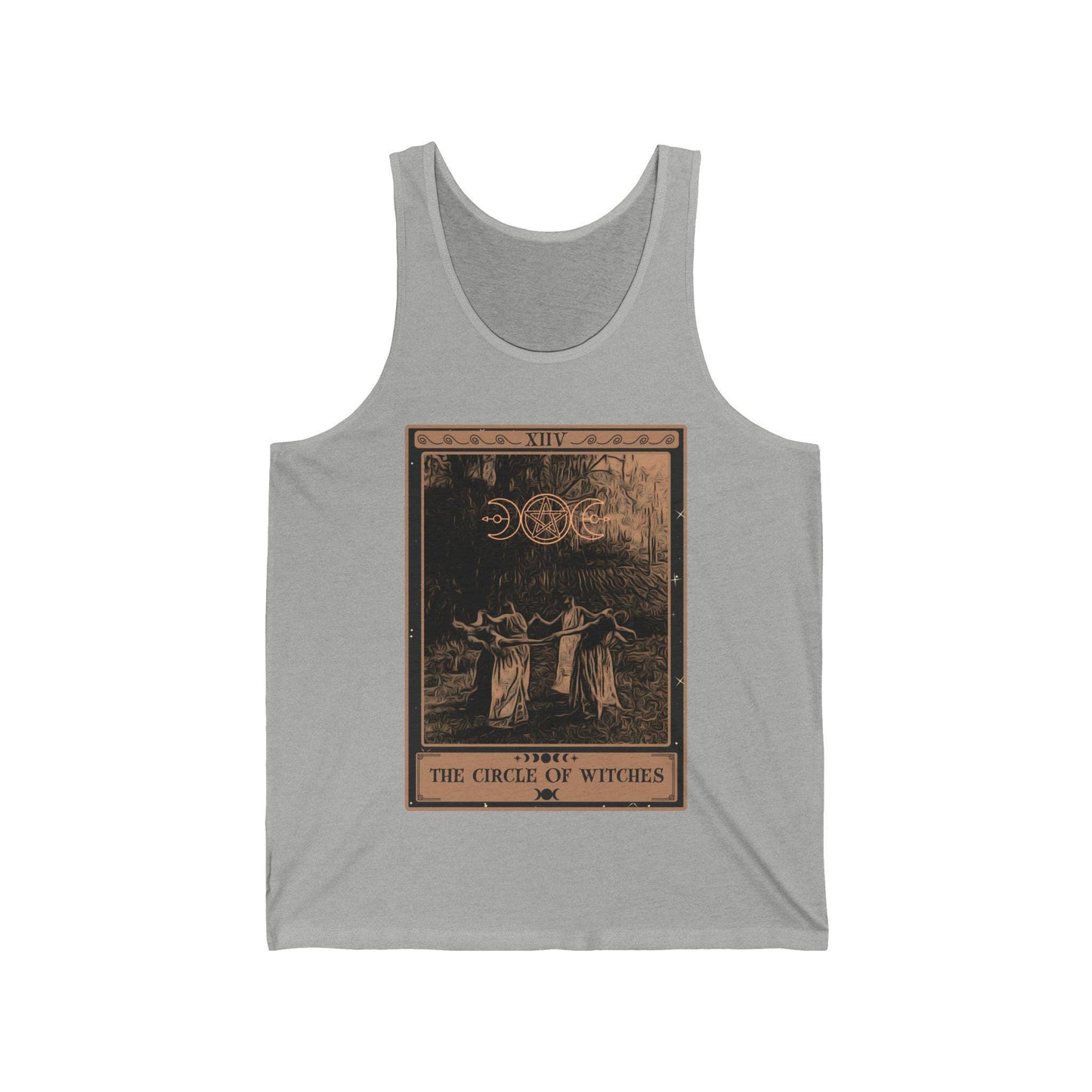 The Circle of Witches Tarot Card Tank Top, Witchy Shirt