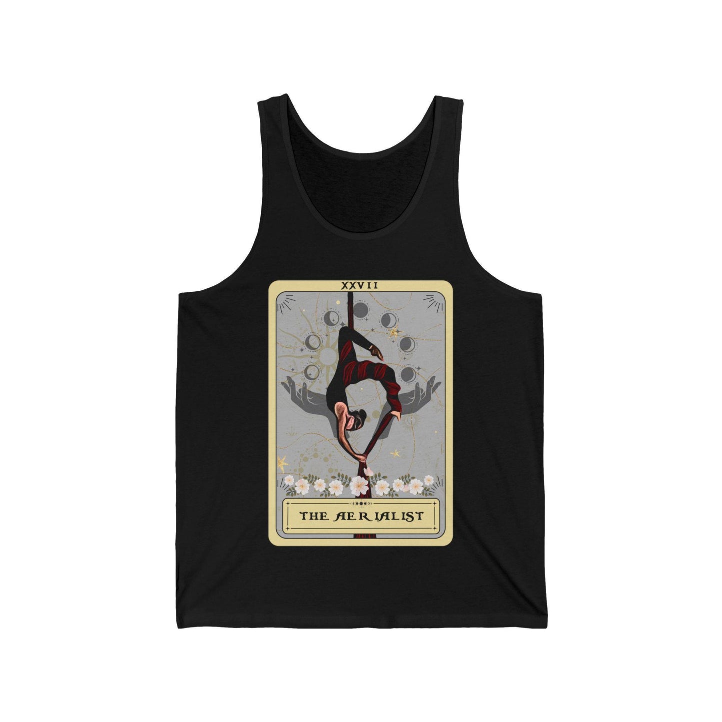 The Aerialist Tarot Card Tank Top, Aerial Dance Shirt Aerialist Gifts