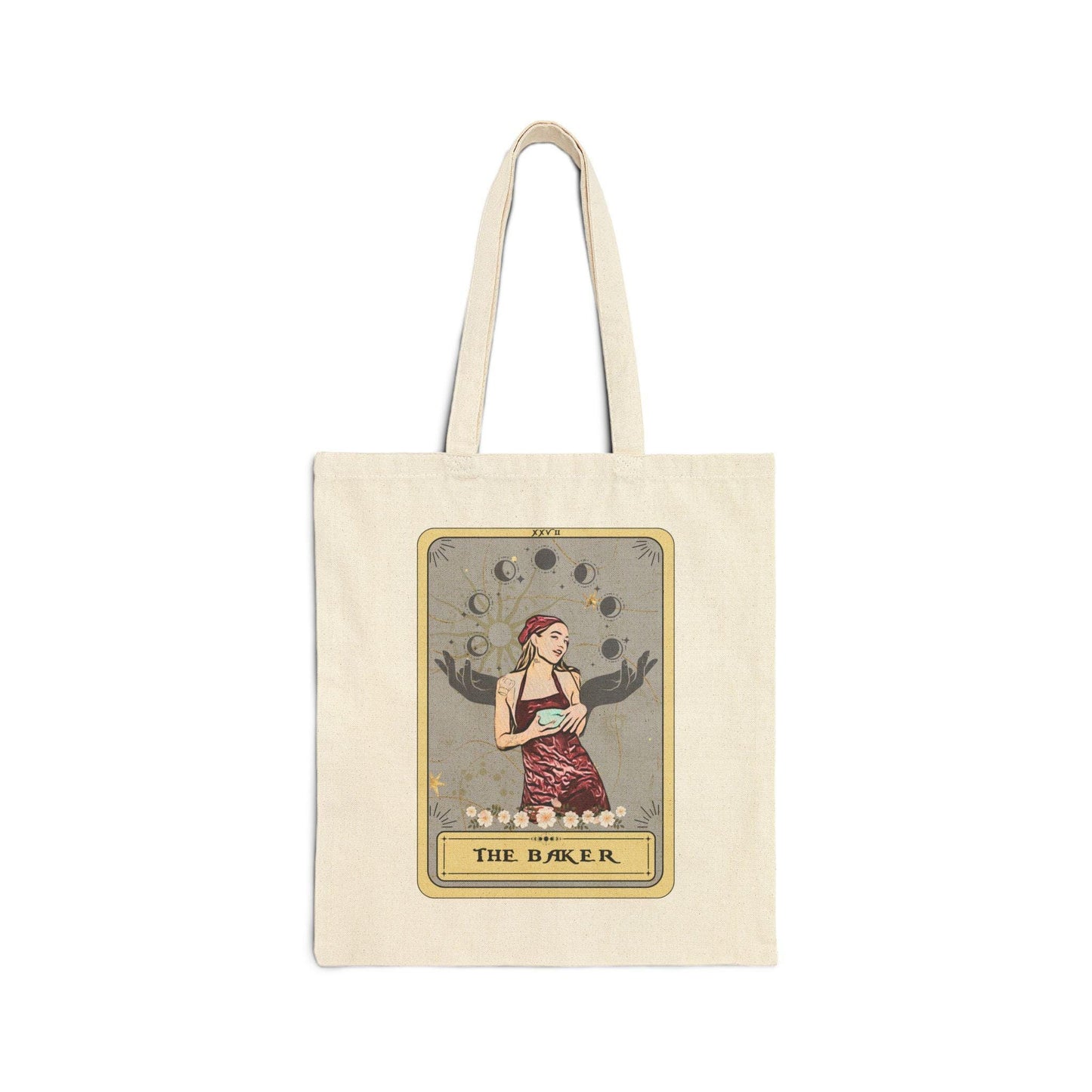 The Baker Tarot Card Tote Bag Baking Tote Bag 15" x 16" Gift for Baker