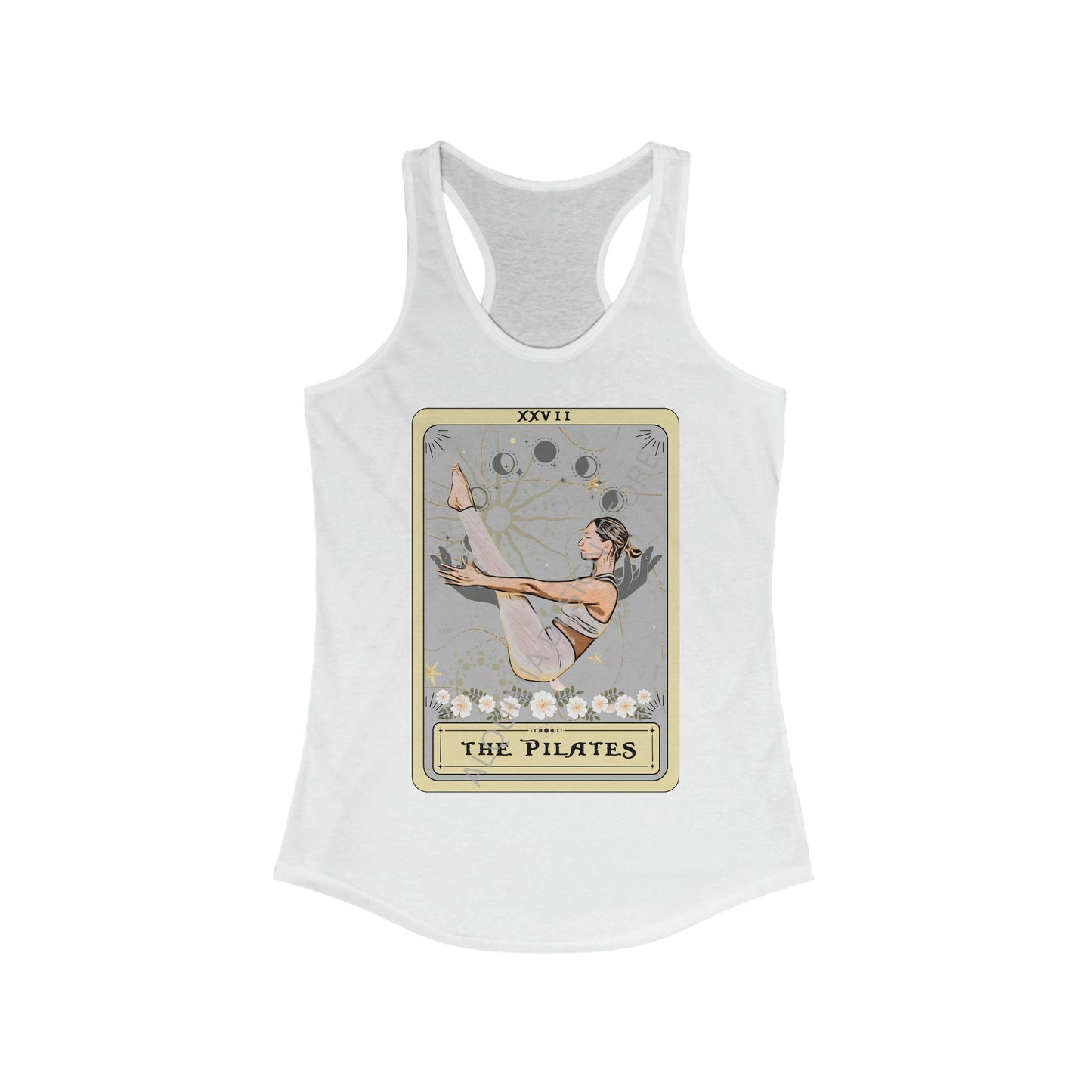 Pilates Tank Top, The Pilates Tarot Card Shirt, Pilates Shirt Tank Top Racerback