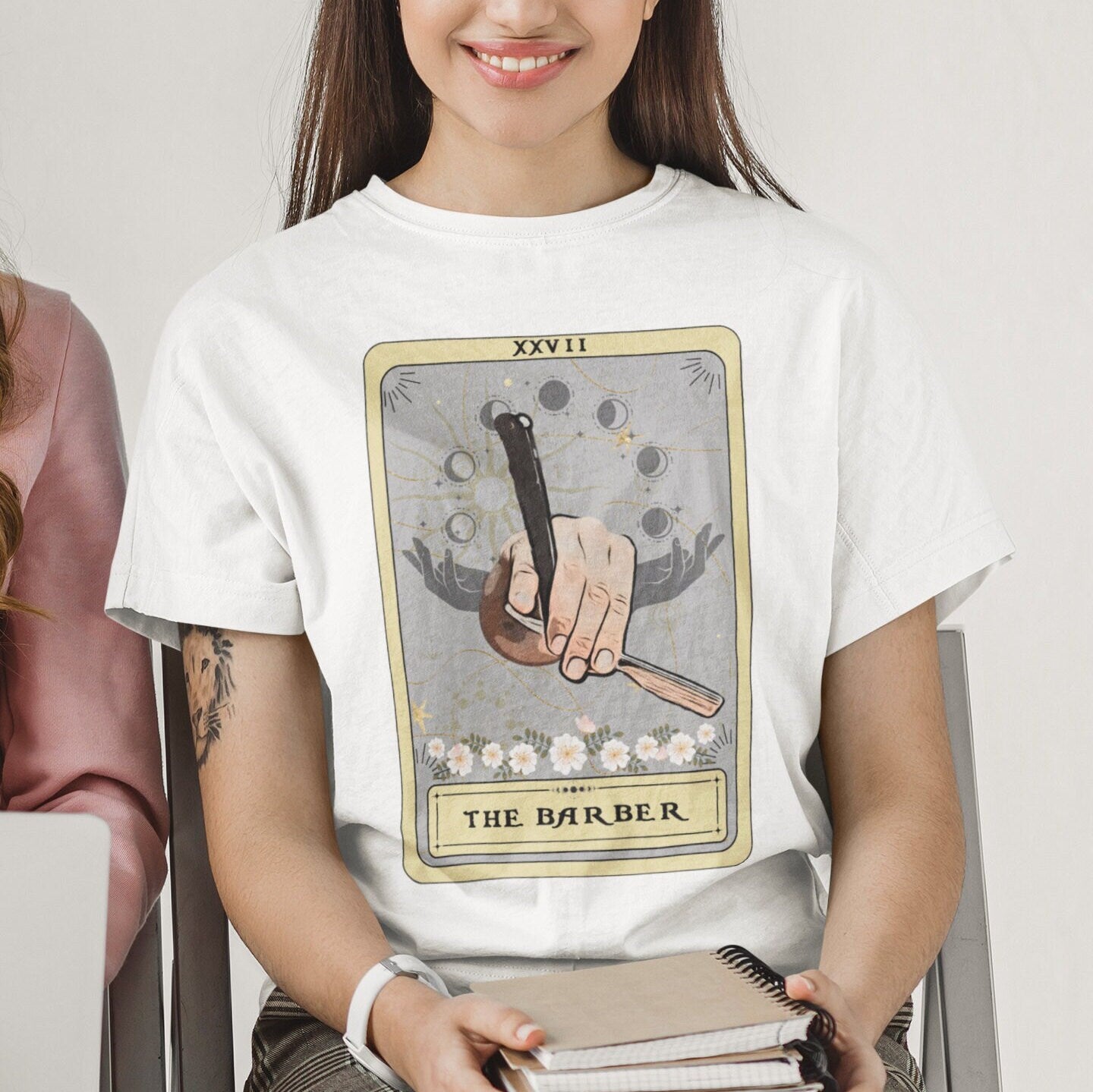 Barber Shirt, The Barber Tarot Card Shirt, Funny Barber Gifts