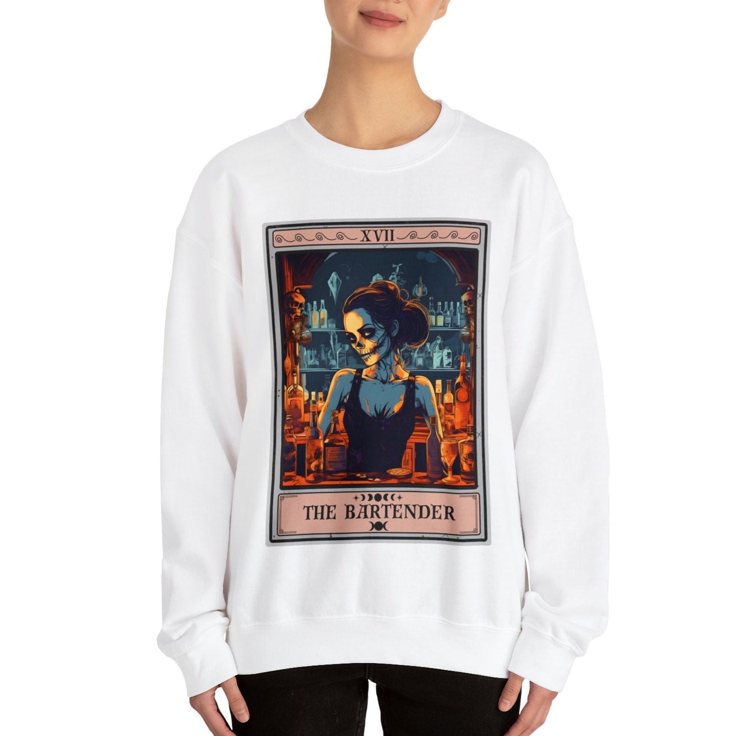 Bartender Tarot Card Sweatshirt - Perfect Gift for Bartenders