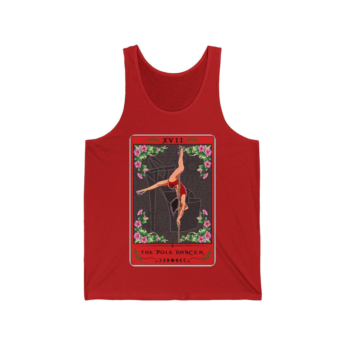 The Pole Dancer Tarot Card Tank Top, Pole Dance Tank Top, Pole Dancing Shirt
