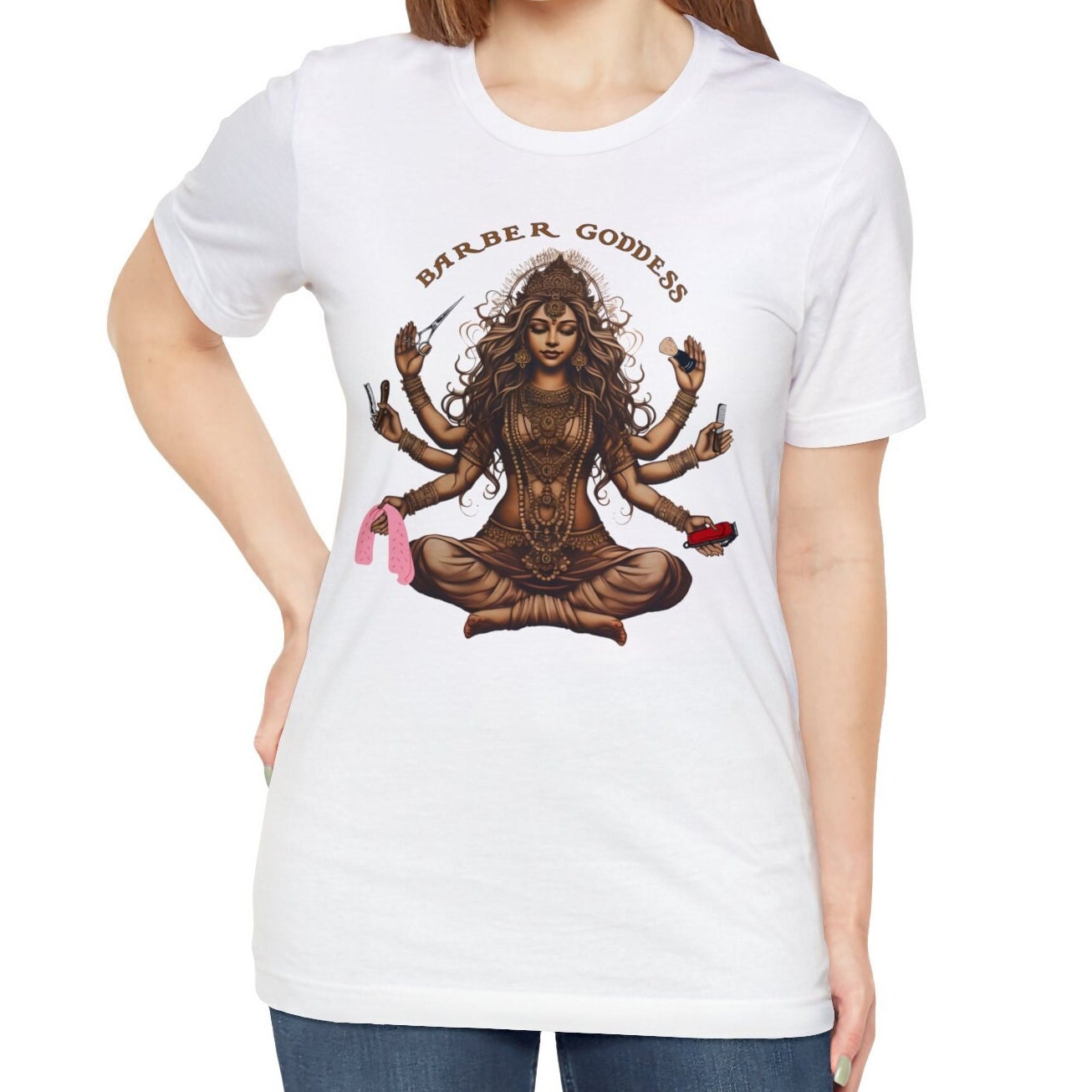 Barber Goddess Barber Shirt, Barber Gifts For Her, Barber Gift For Woman