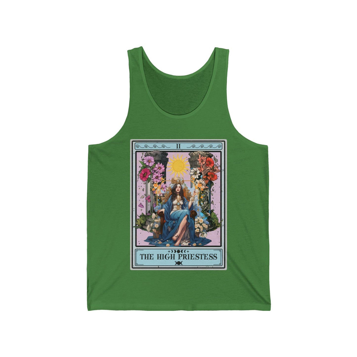 The High Priestess Tarot Card Tank Top, Tarot Card Shirt