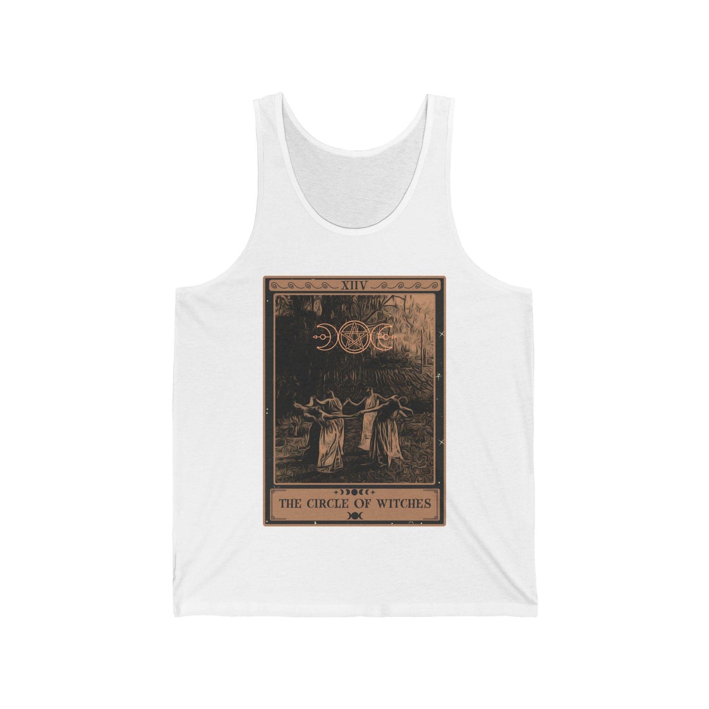 The Circle of Witches Tarot Card Tank Top, Witchy Shirt
