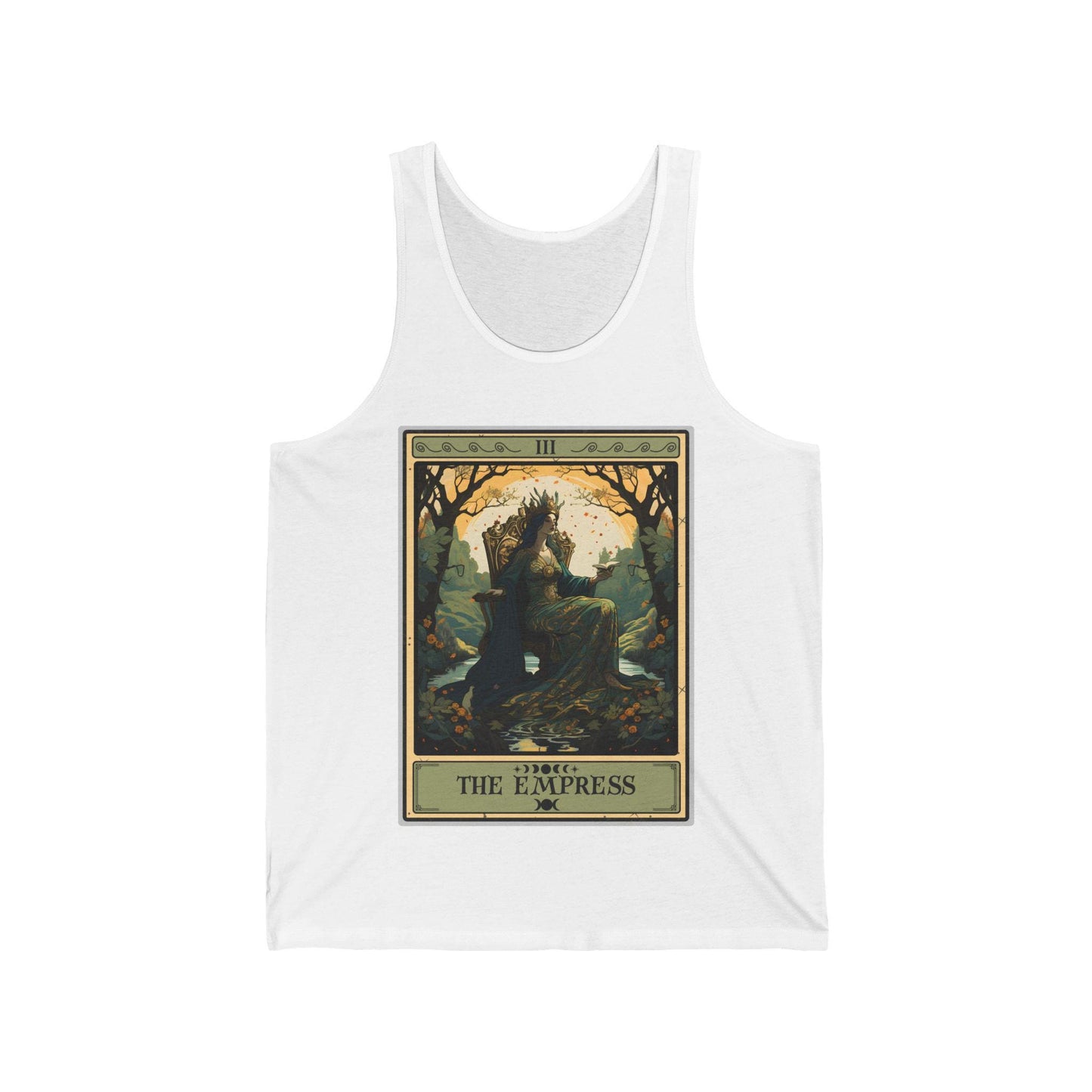The Empress Tarot Card Tank Top, Tarot Card Shirt