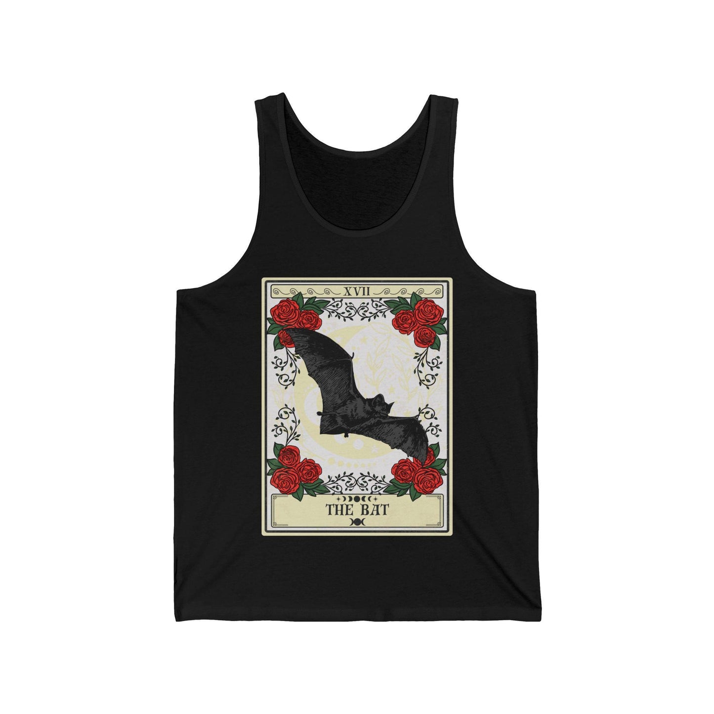 The Bat Tarot Card Tank Top, Bat Shirt