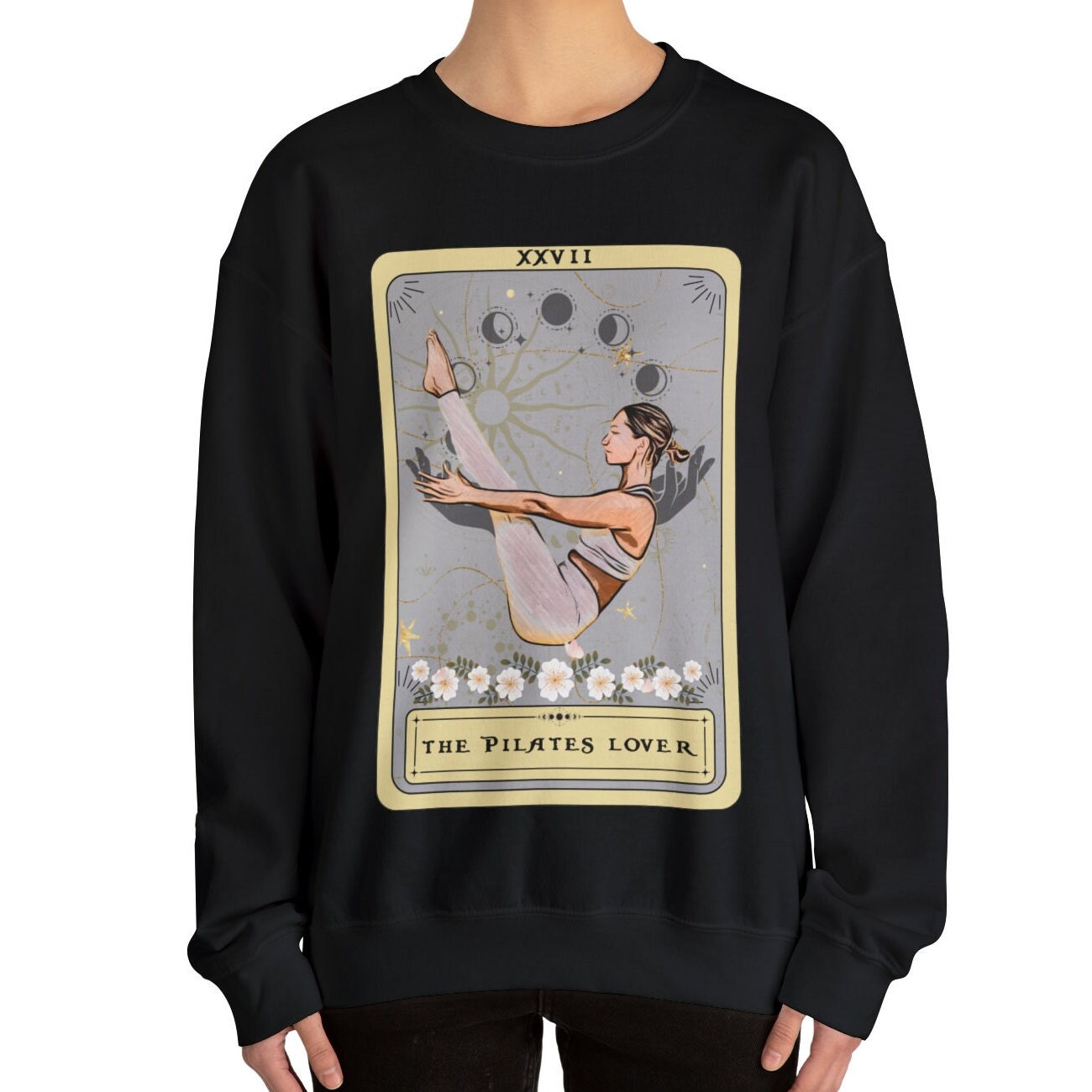 Pilates Lover Tarot Card Sweatshirt - Unique Pilates Gift Sweater