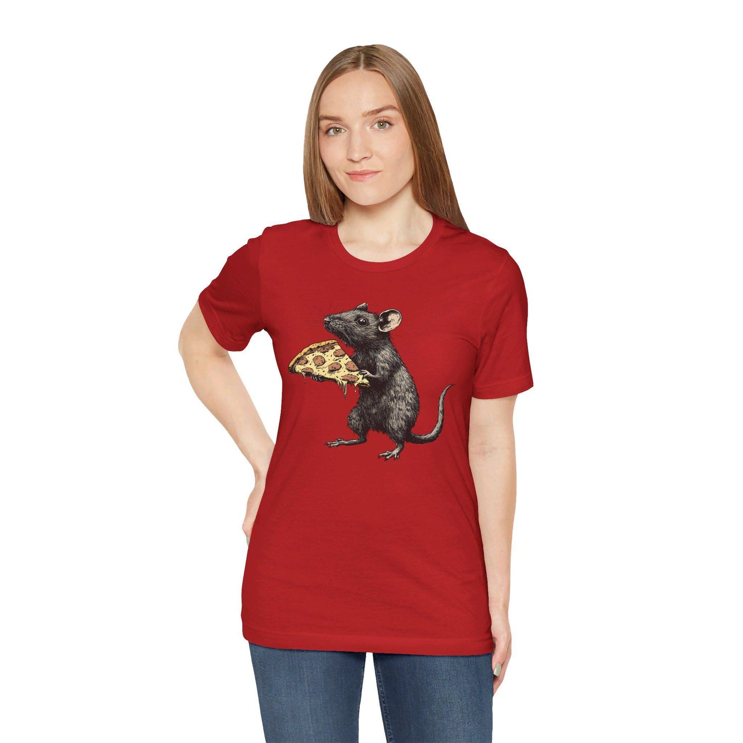 Rat Pizza Shirt, Pizza Lover Rat T-shirt